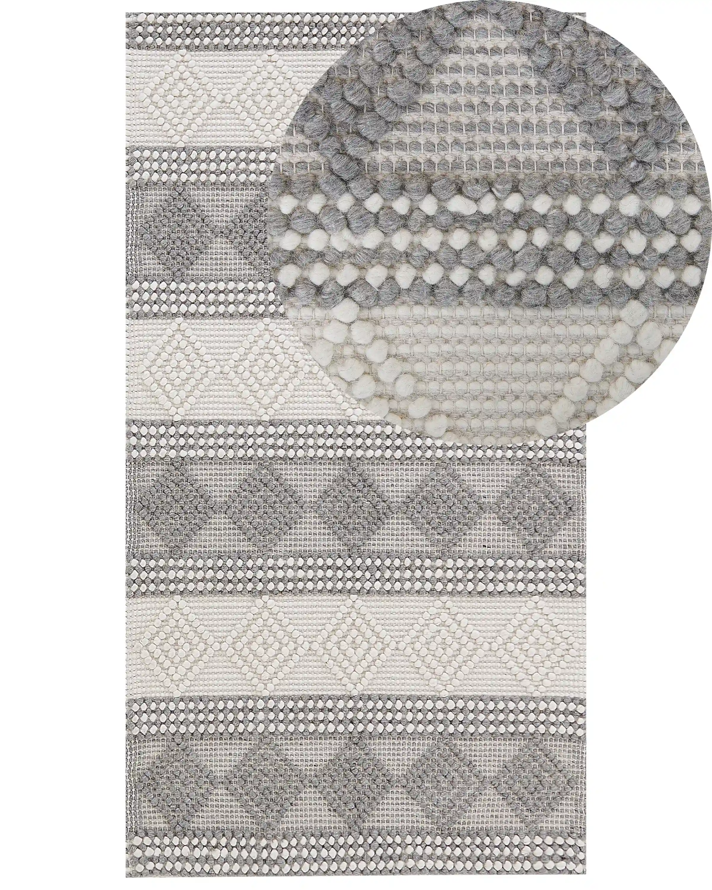 Alfombra BOZOVA Beige claro 80 x 150 cm Lana