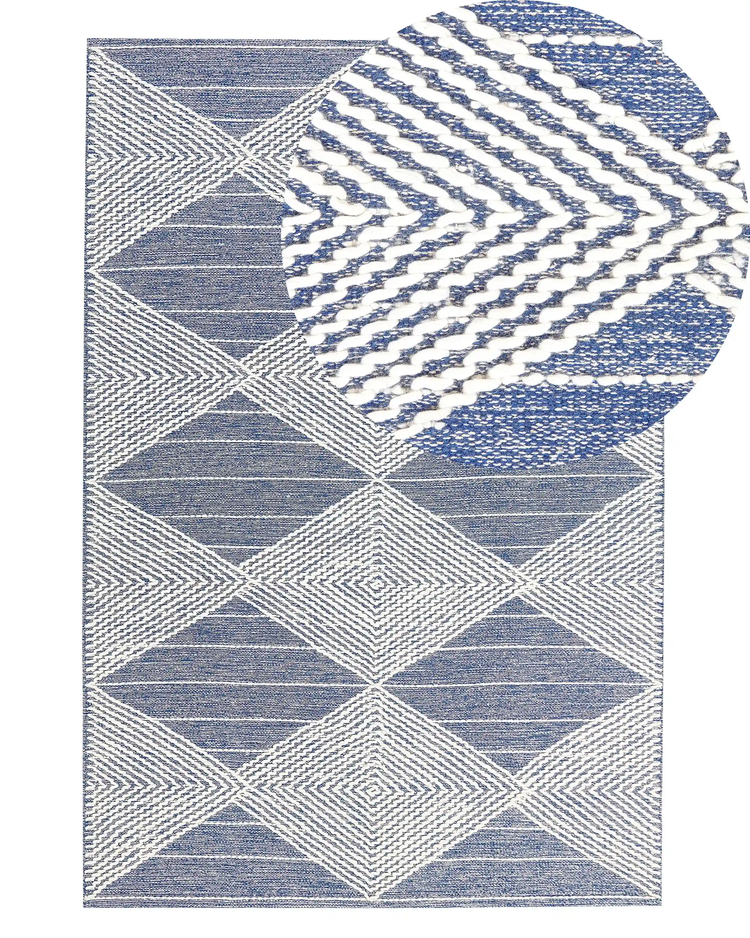Alfombra DATCA Azul 140 x 200 cm Lana