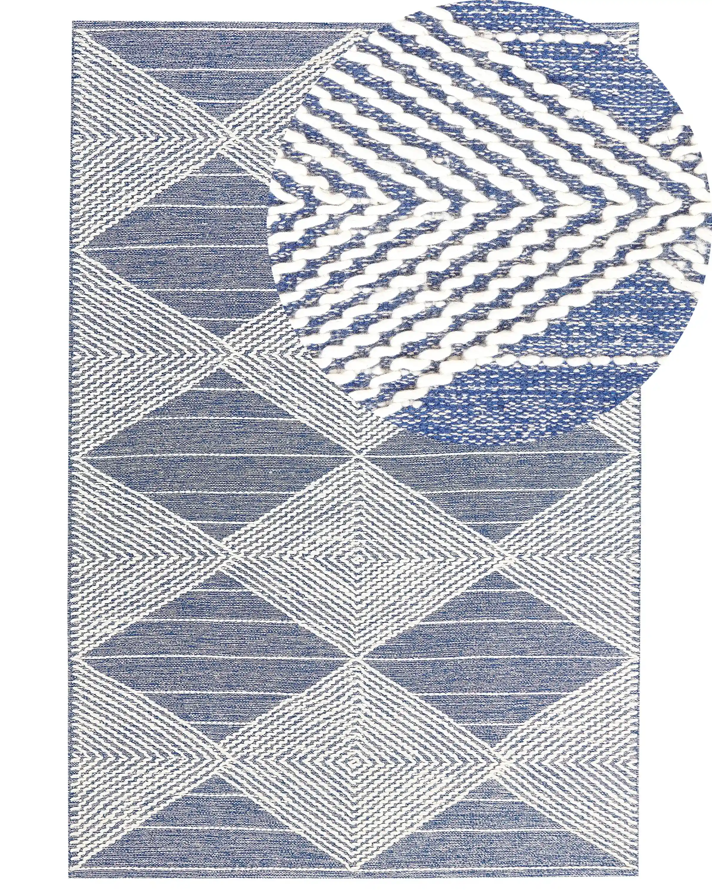 Alfombra DATCA Azul 160 x 230 cm Lana