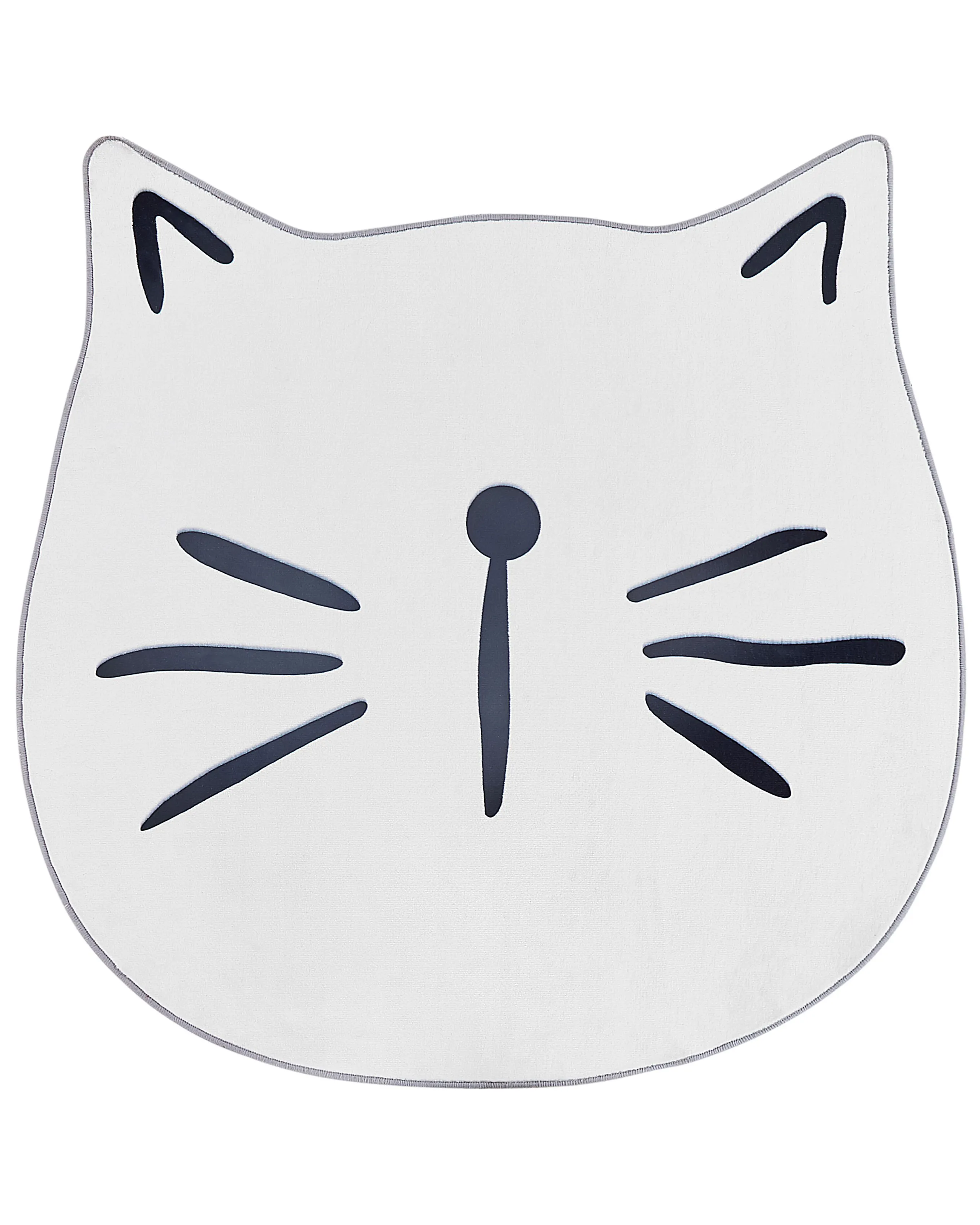 Alfombra infantil KITTY Blanco ø 100 cm