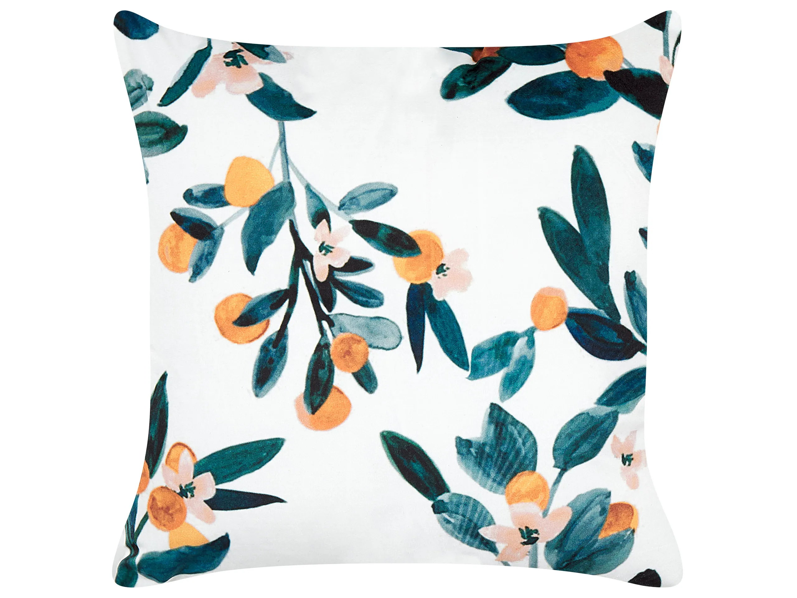 Cojín decorativo KNAUTIA Terciopelo 45 x 45 cm Multicolor Patrón de plantas
