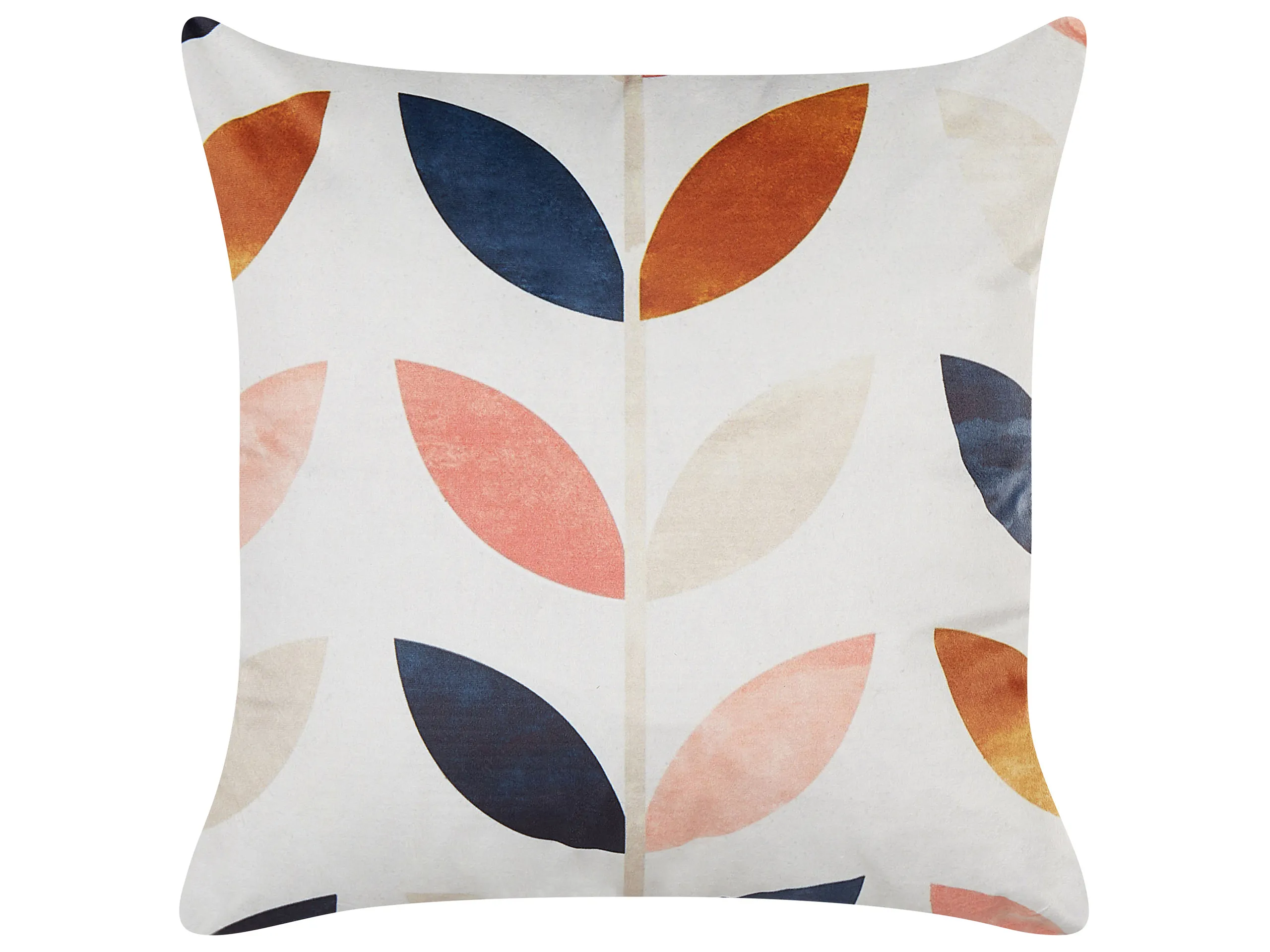 Cojín decorativo QUINOA Terciopelo 45 x 45 cm Multicolor Patrón de plantas