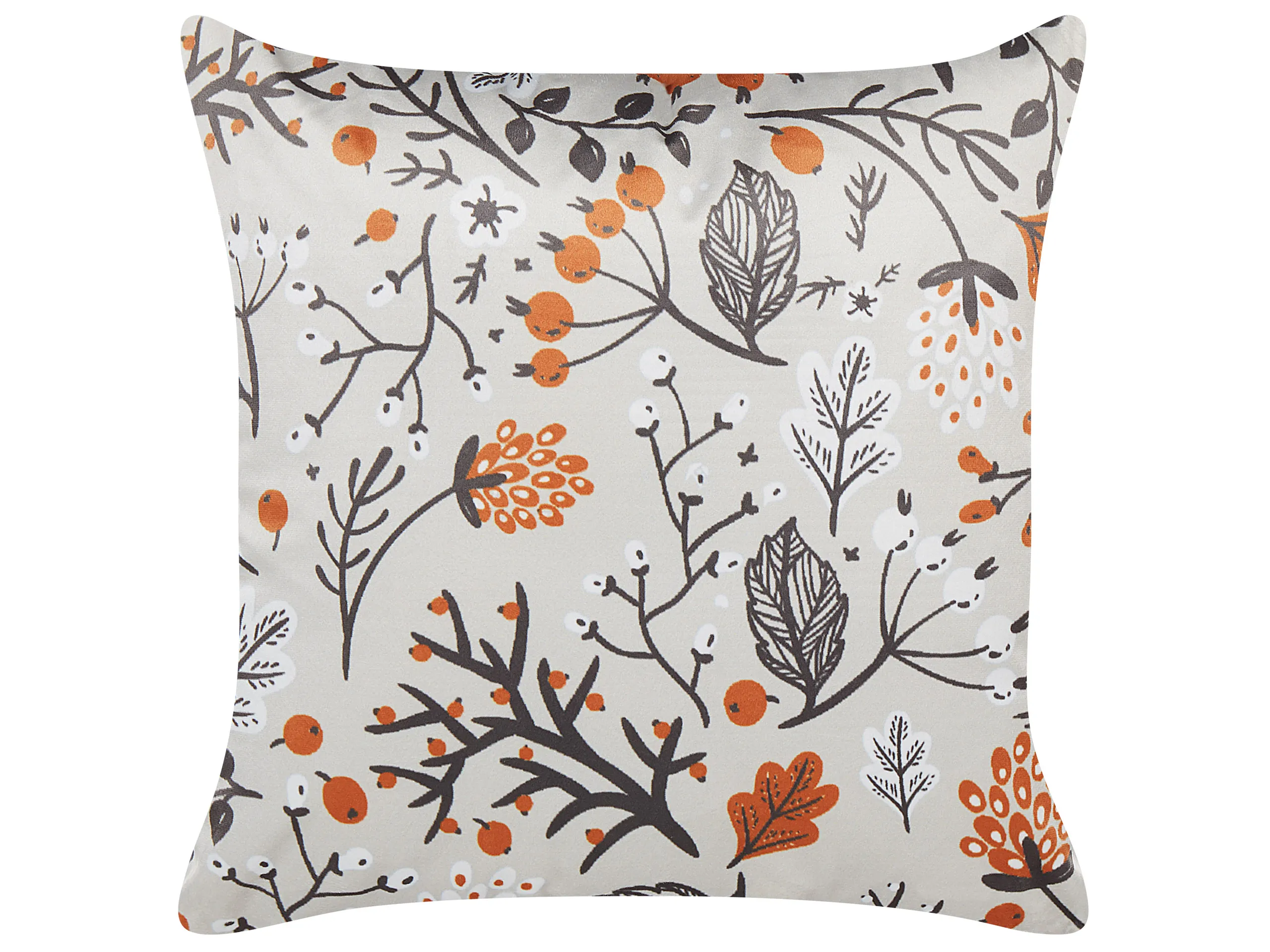 Cojín decorativo MONTBRETIA Terciopelo 45 x 45 cm Multicolor Patrón de plantas