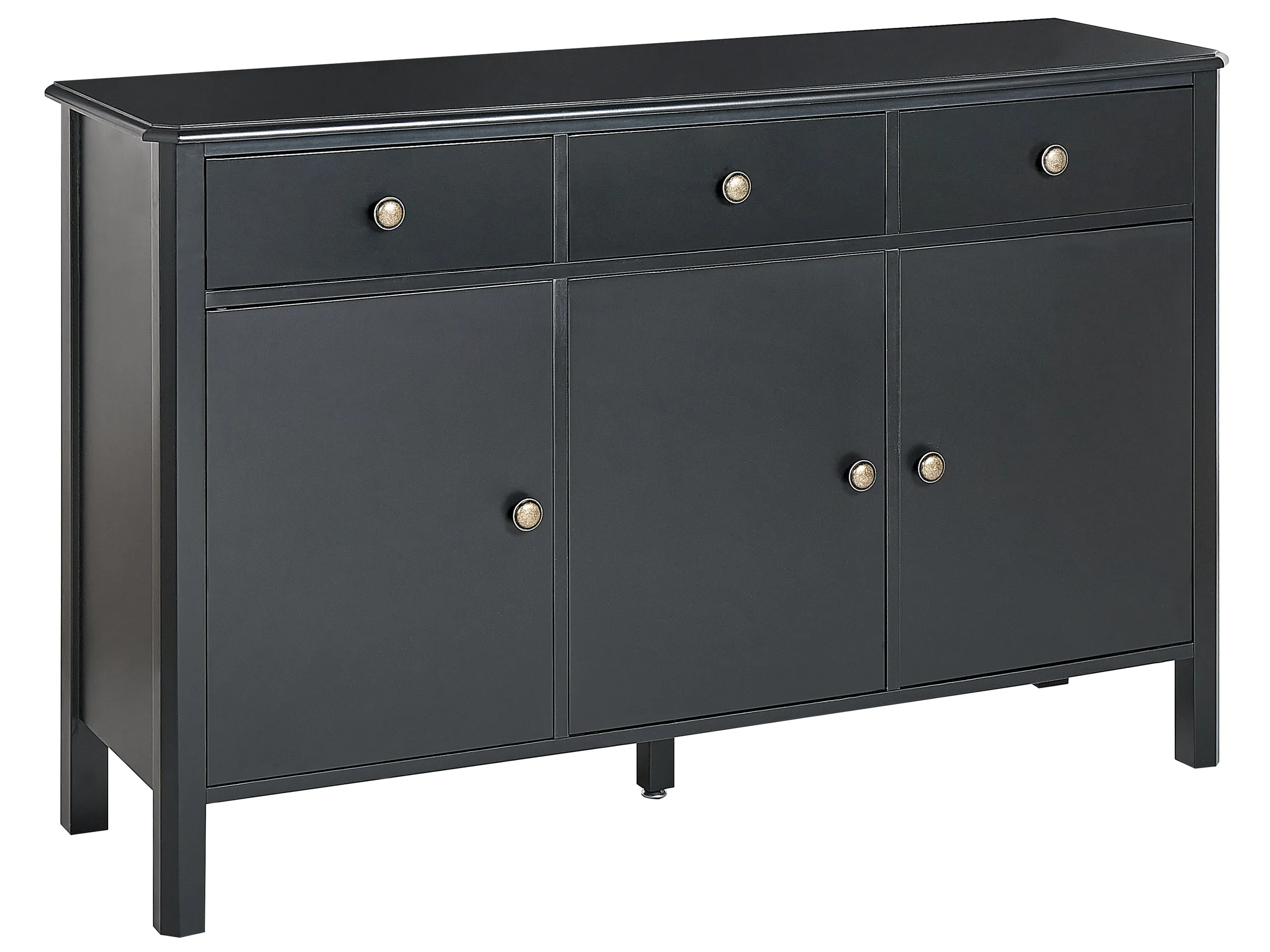 3 Door Sideboard OLATE Black