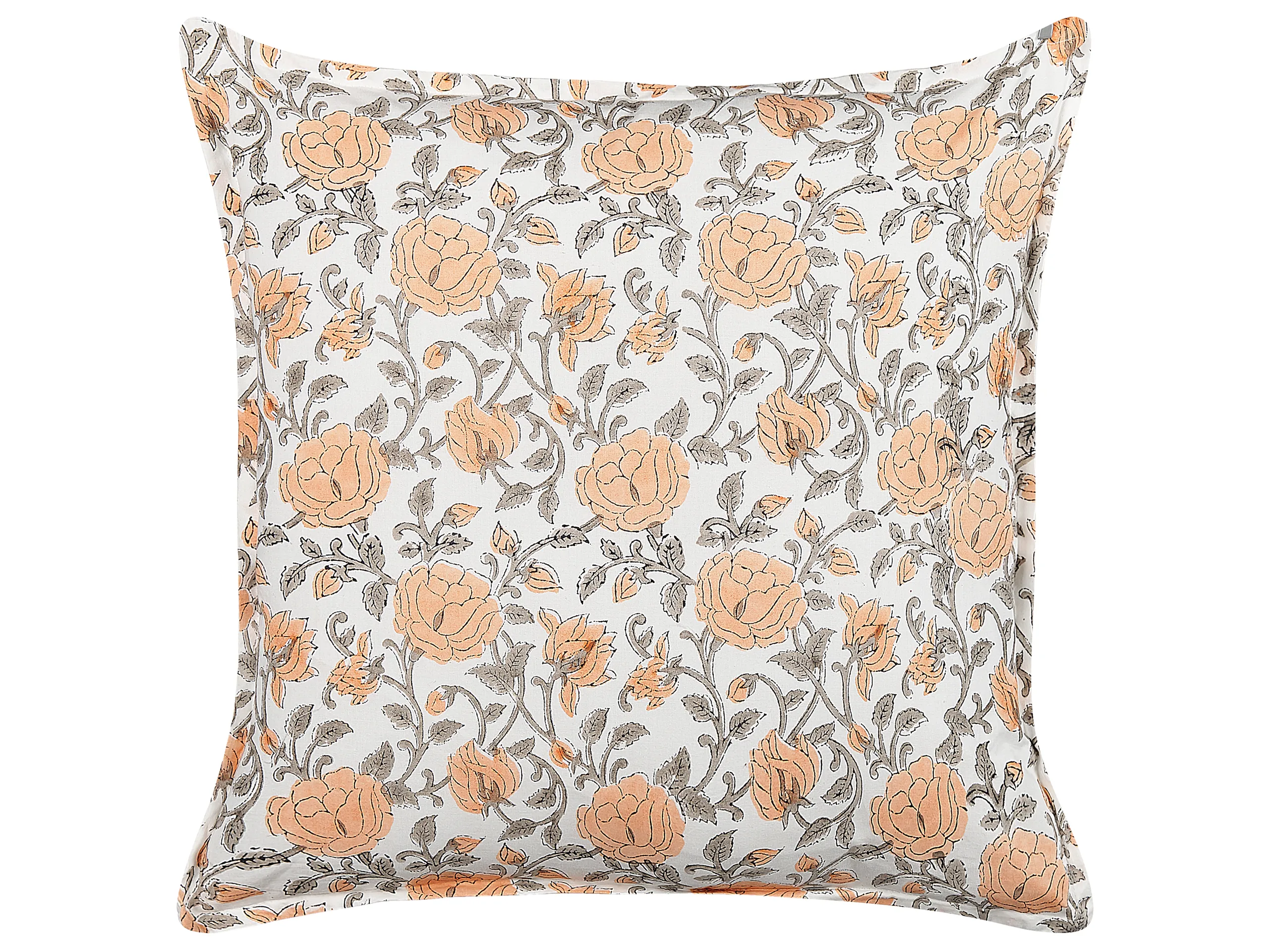 Cojín decorativo MEADIA Algodón 45 x 45 cm Multicolor Patrón floral