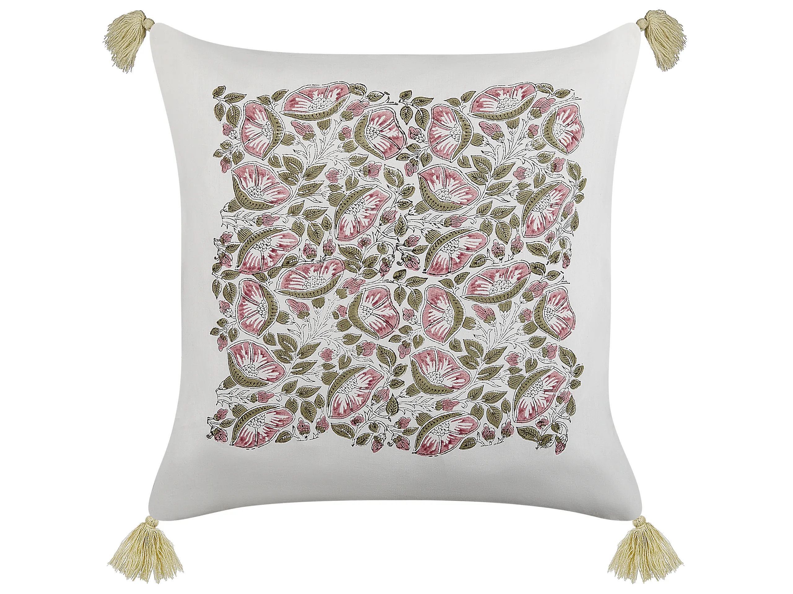 Cojín decorativo CARISSA Algodón 45 x 45 cm Multicolor Patrón floral