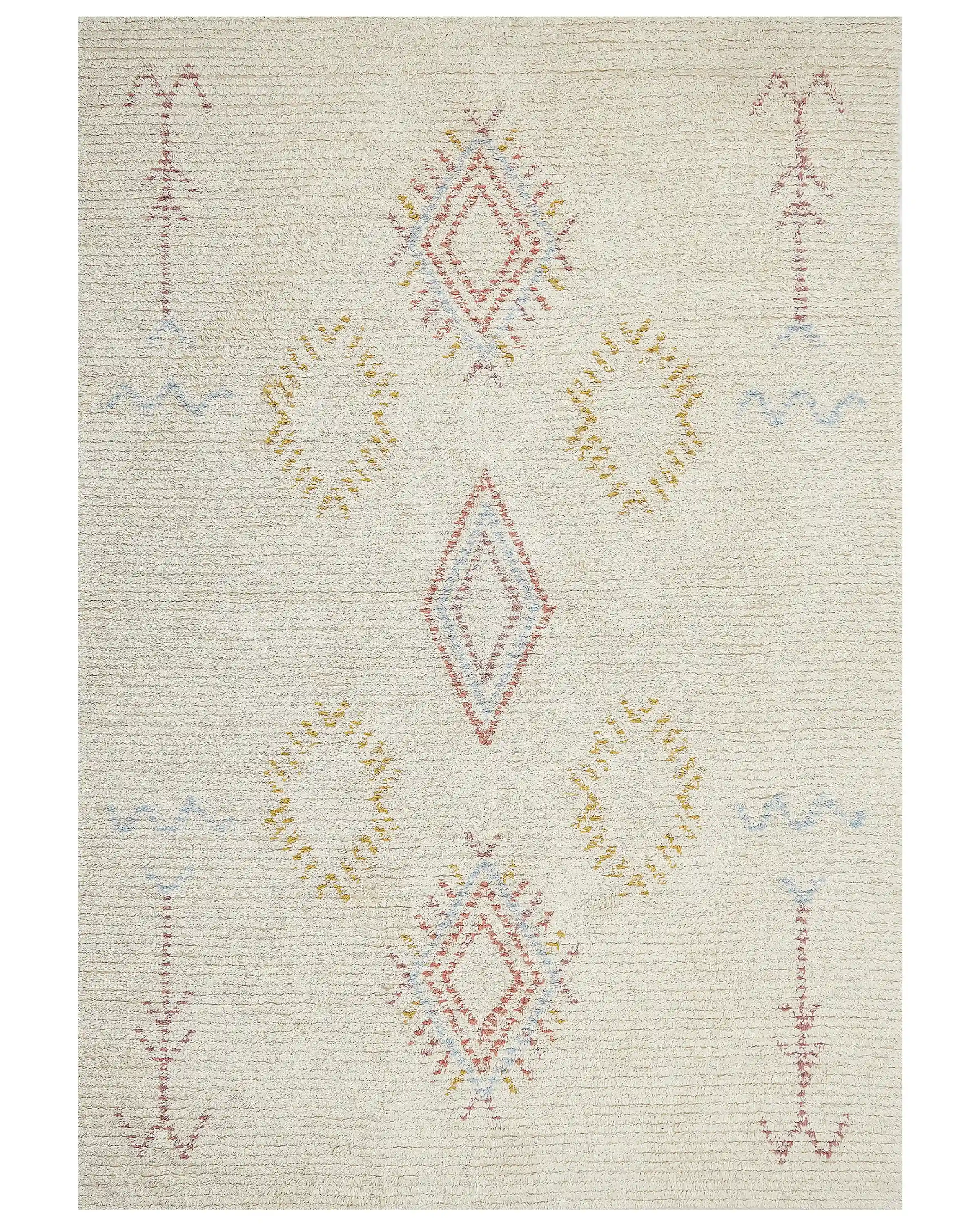 Alfombra BETTIAH Beige 160 x 230 cm Algodón