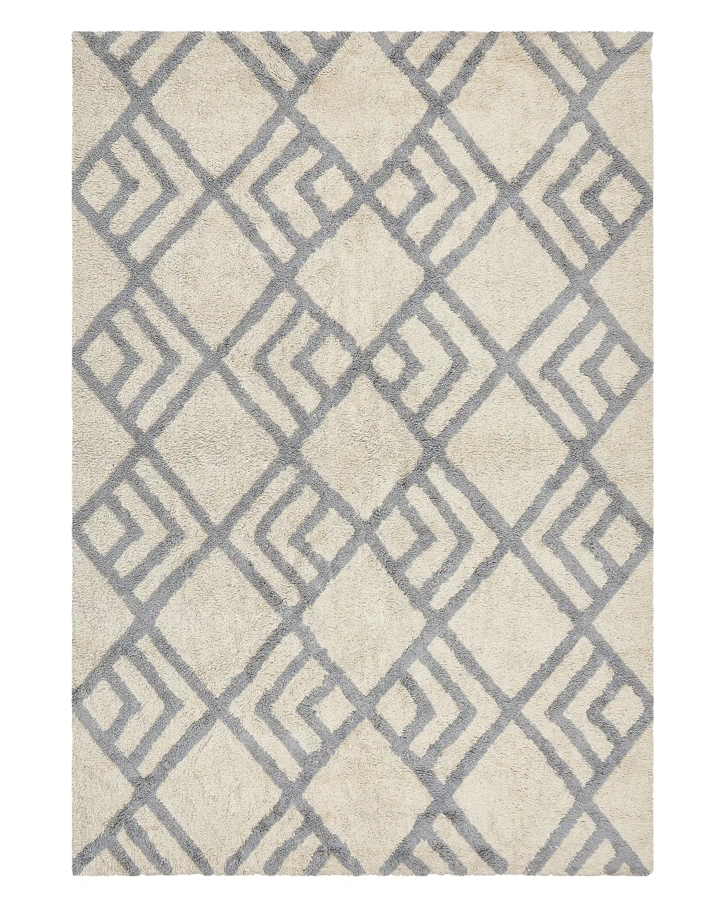 Alfombra NEVSEHIR Beige 140 x 200 cm Algodón