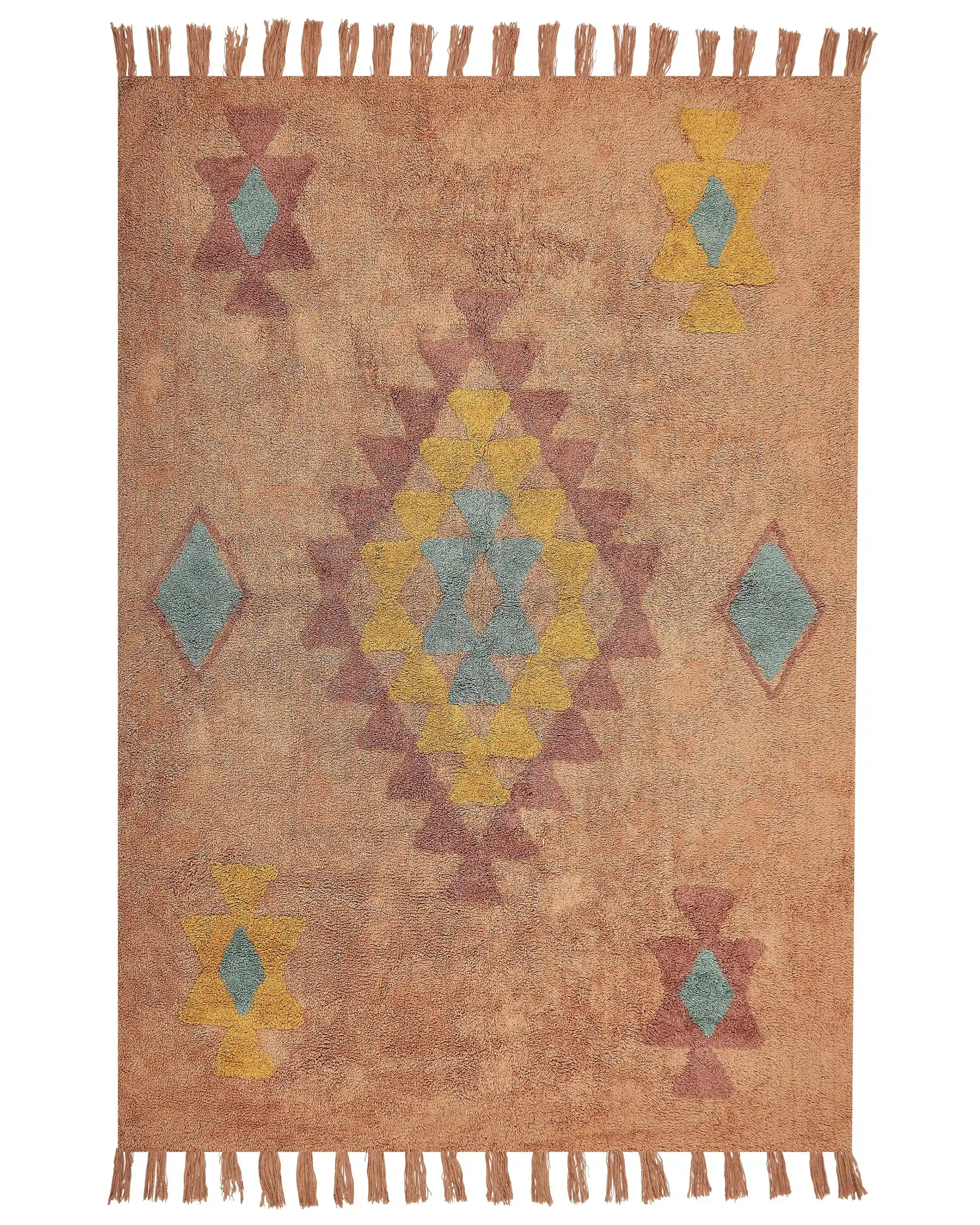 Alfombra IGDIR Naranja 140 x 200 cm Algodón