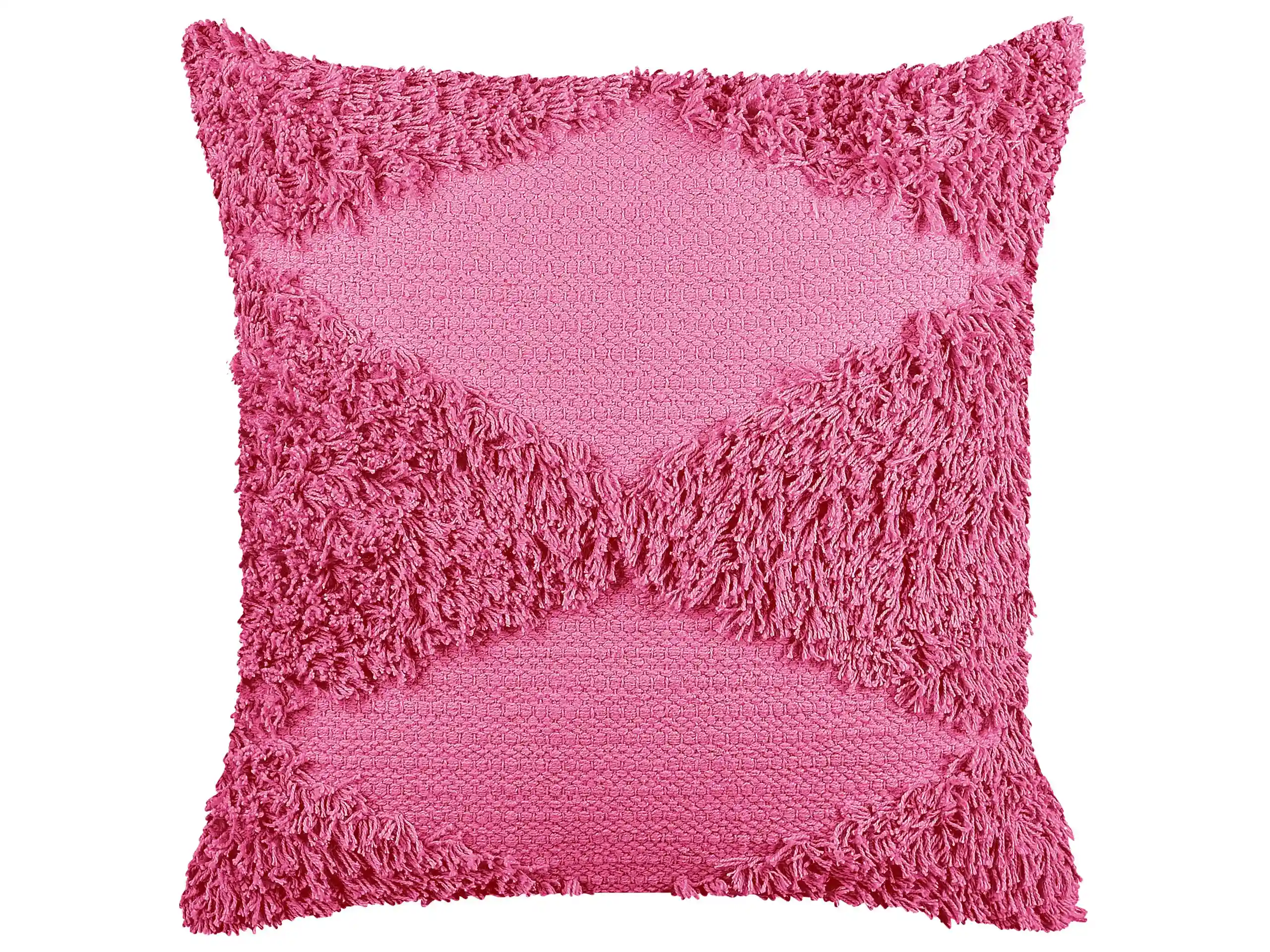 Cojín decorativo RHOEO Algodón 45 x 45 cm Rosa