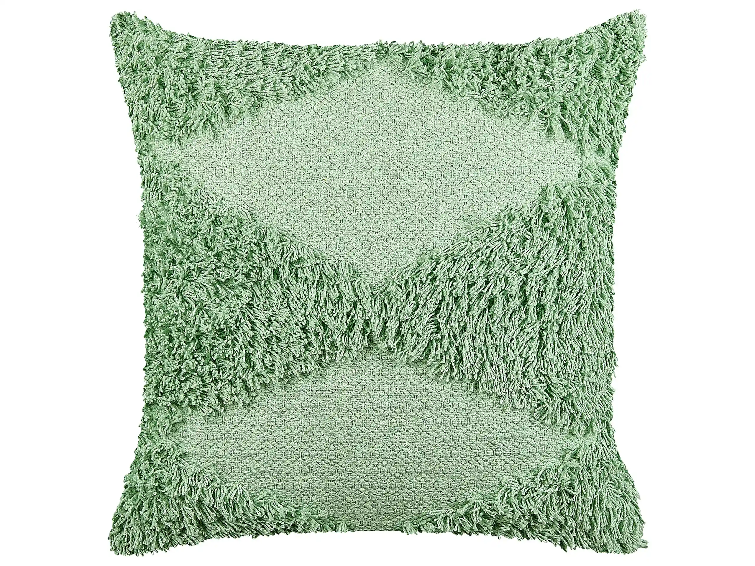 Cojín decorativo RHOEO Algodón 45 x 45 cm Verde claro