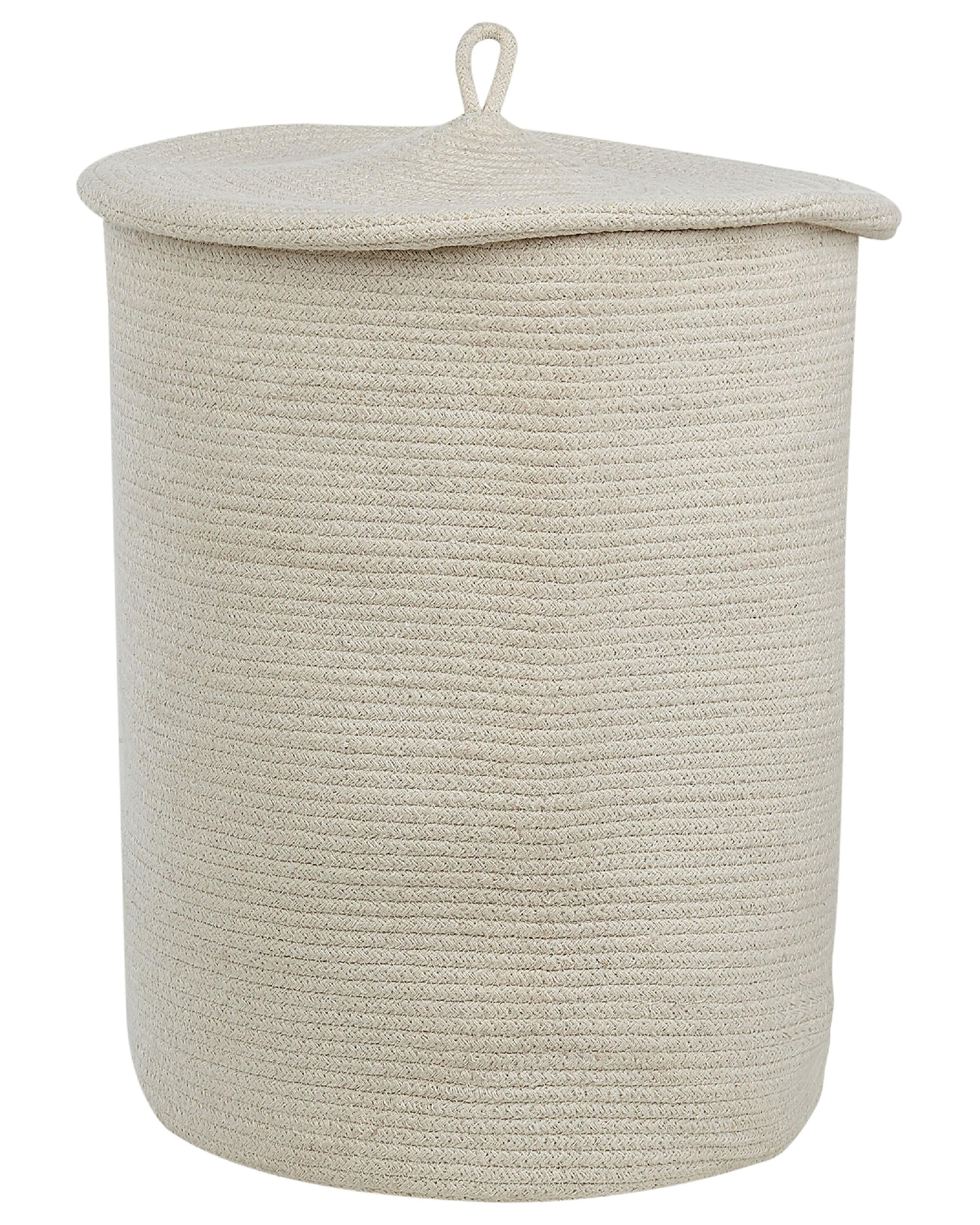Cesta SILOPI Algodón Blanco crema