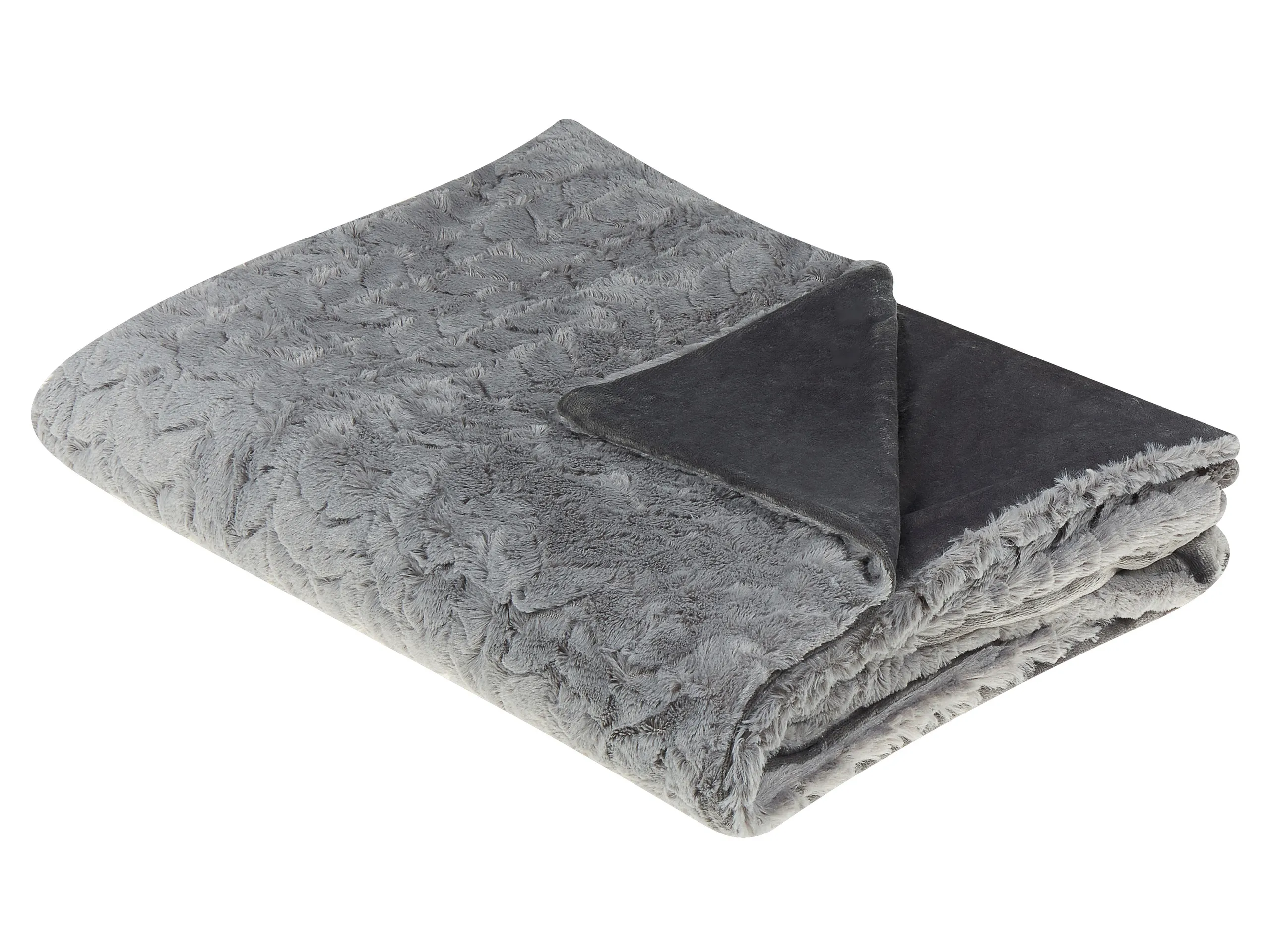 Blanket SARASWATI 150 x 200 cm Light Grey