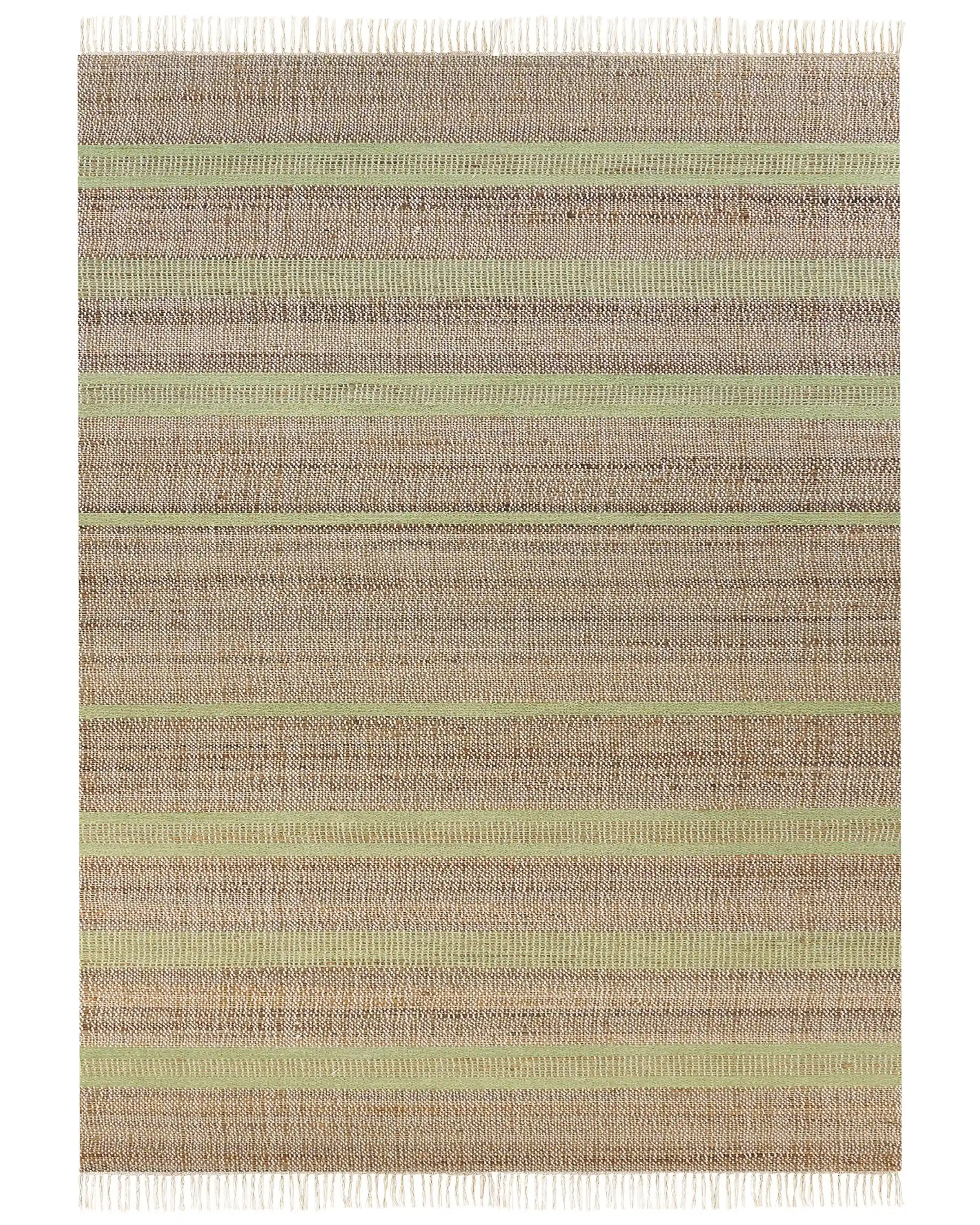 Alfombra TALPUR Verde claro 160 x 230 cm Yute