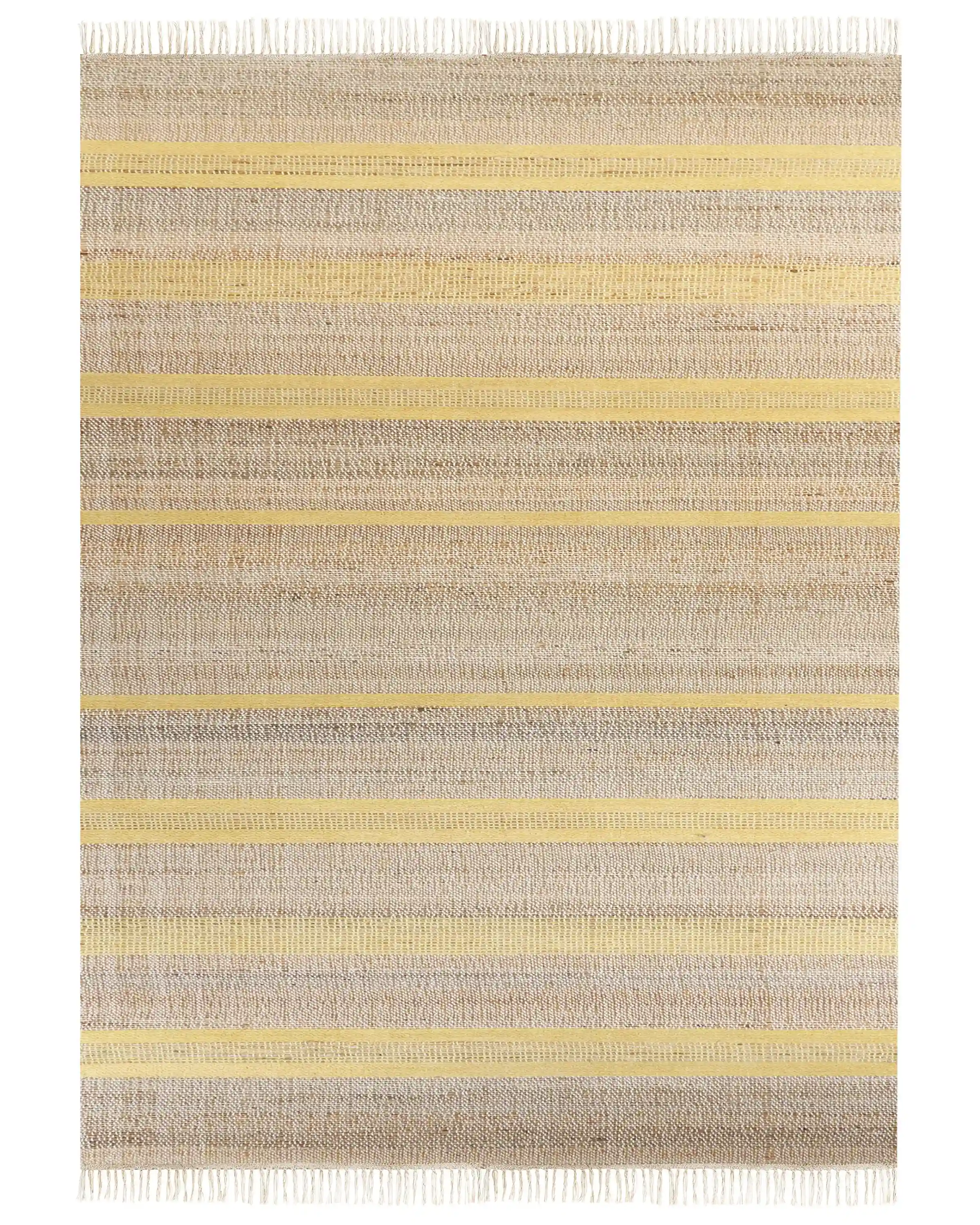 Alfombra TALPUR Amarillo 160 x 230 cm Yute
