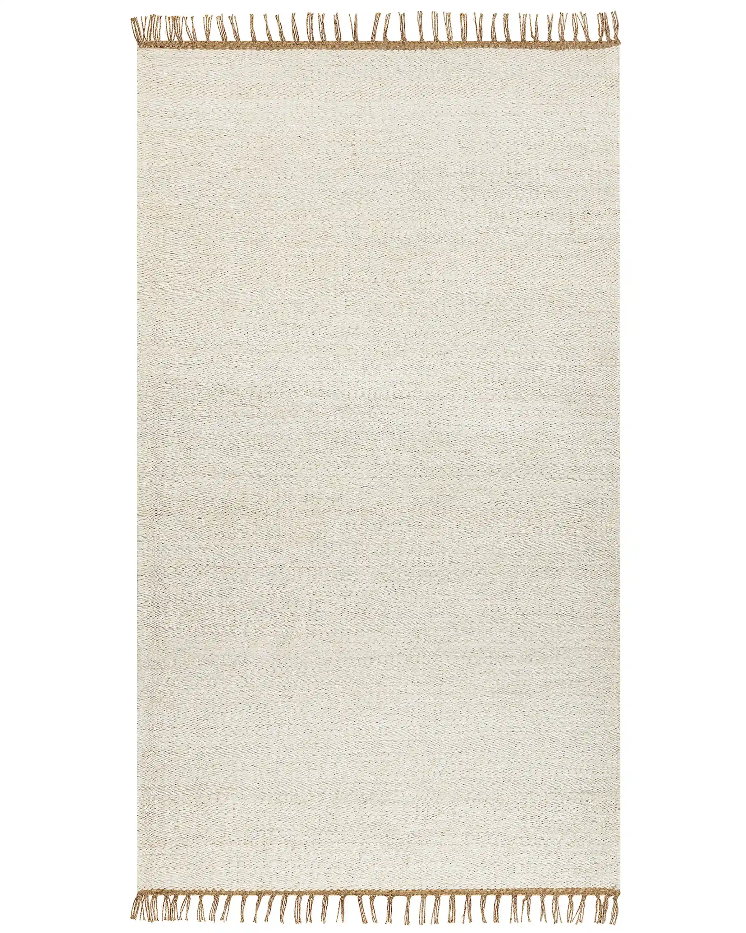 Alfombra LUNIA Beige claro 80 x 150 cm Yute