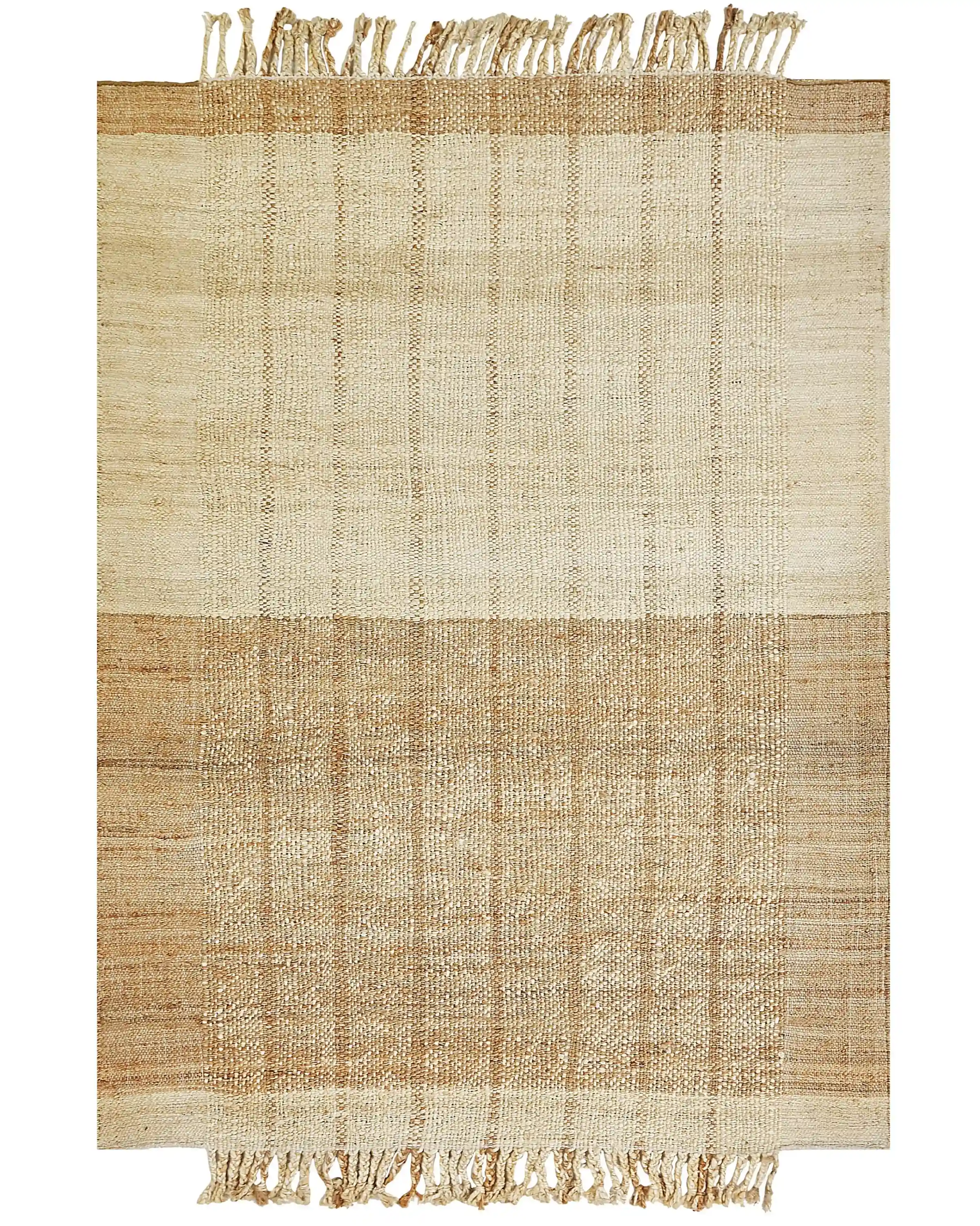 Alfombra KARKIN Beige 160 x 230 cm Yute