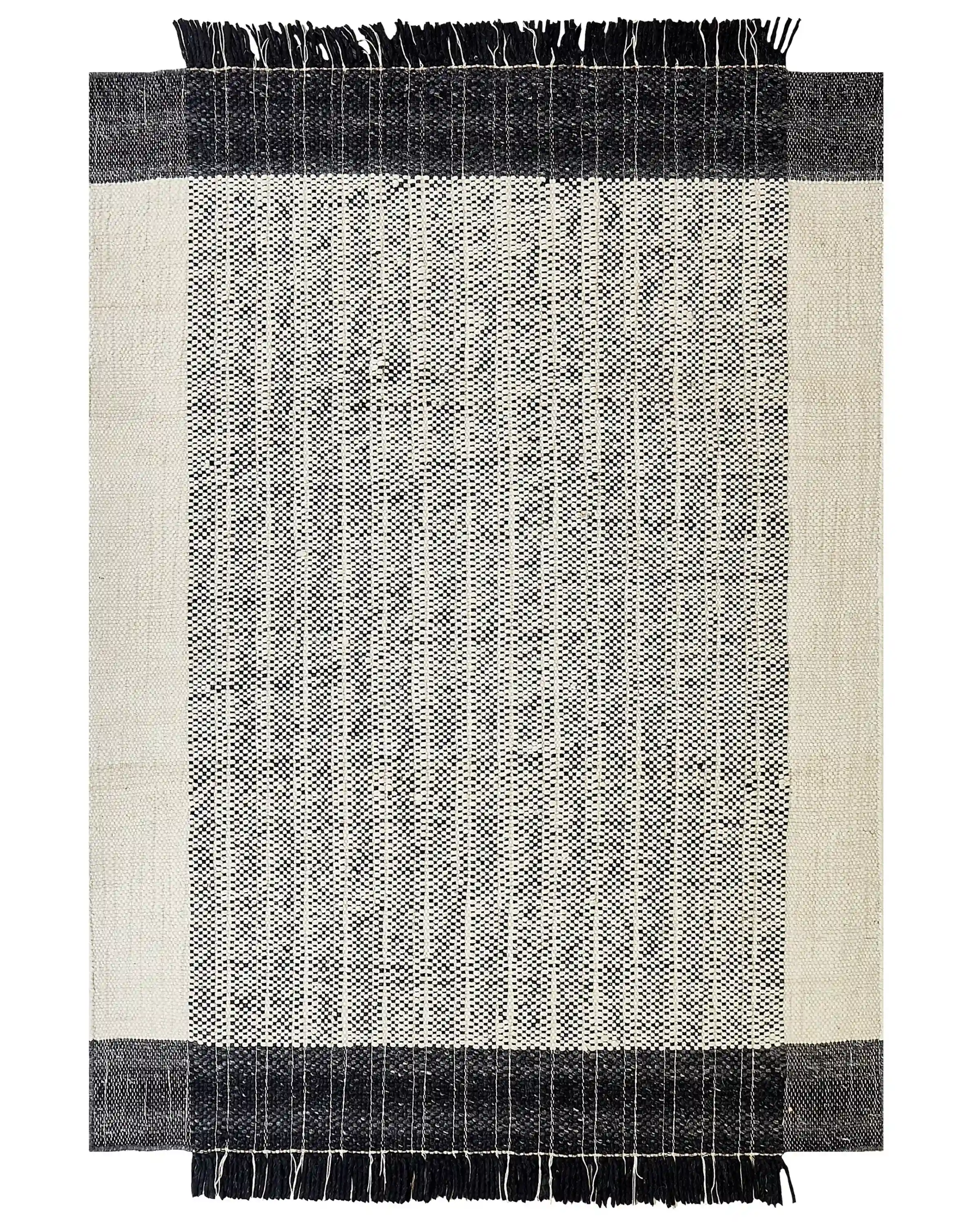 Alfombra KETENLI Blanco 160 x 230 cm Lana