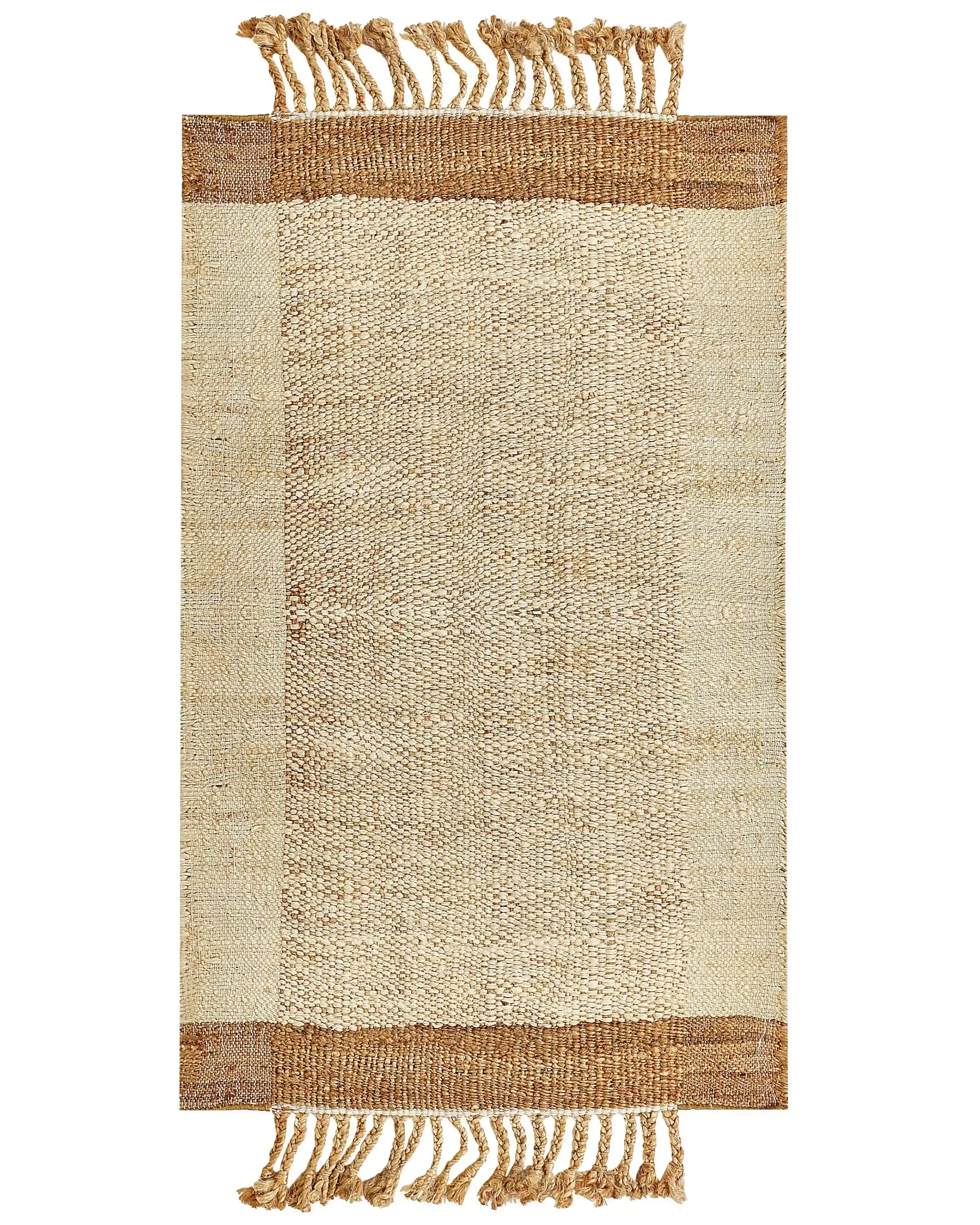 Alfombra DEDEMLI Beige 80 x 150 cm Yute