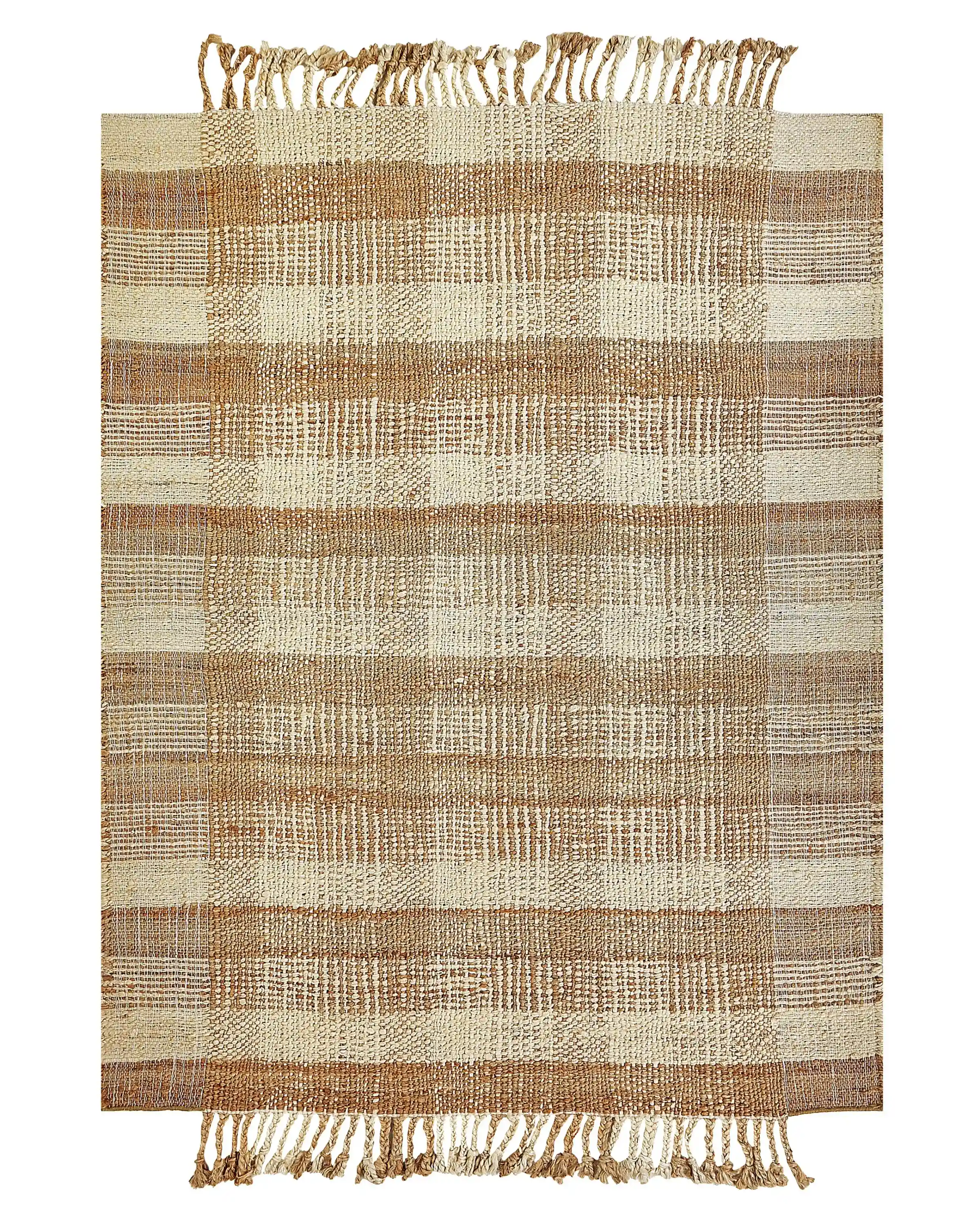 Alfombra BERISSA Beige 140 x 200 cm Yute