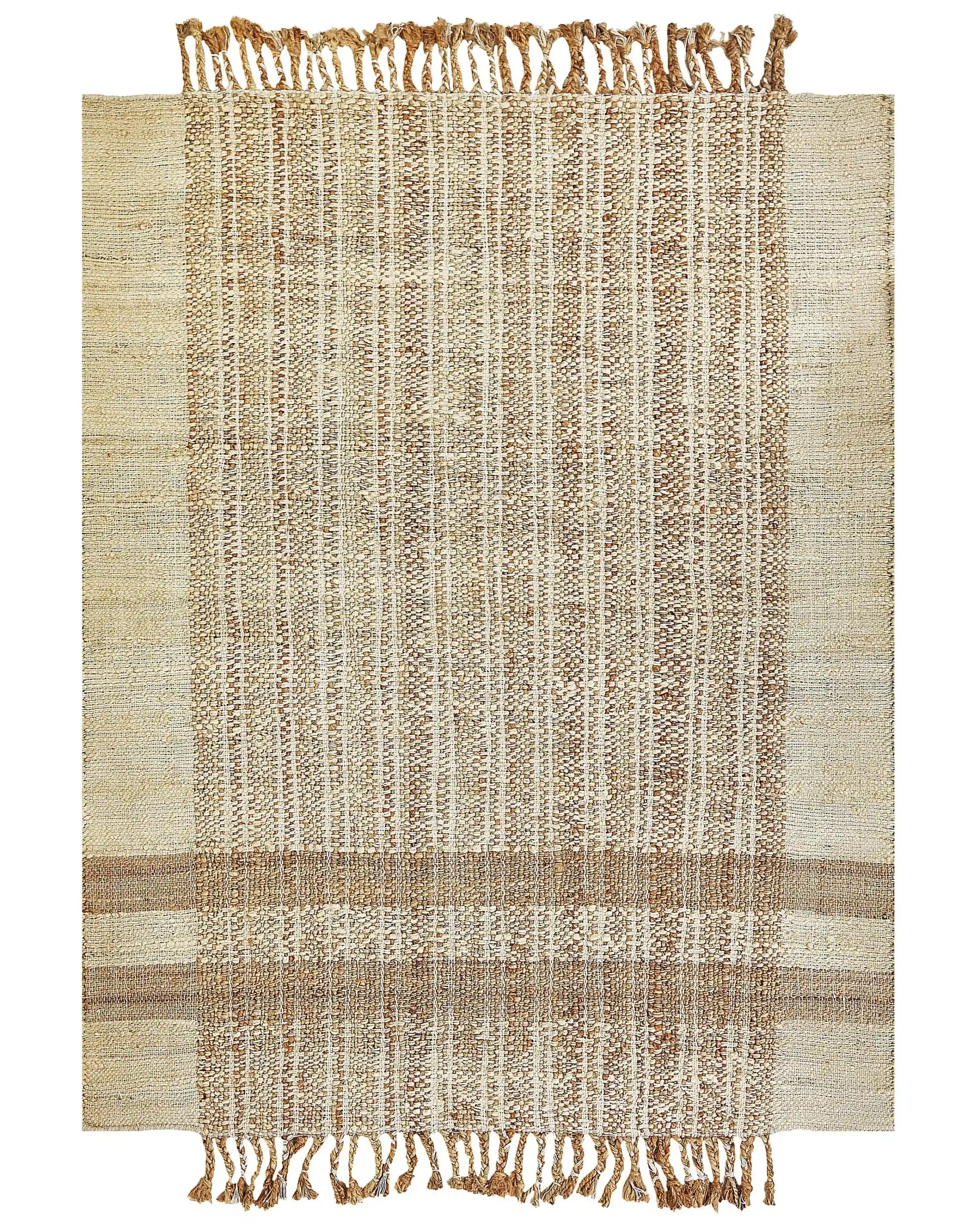 Alfombra ORTAOBA Beige 160 x 230 cm Yute