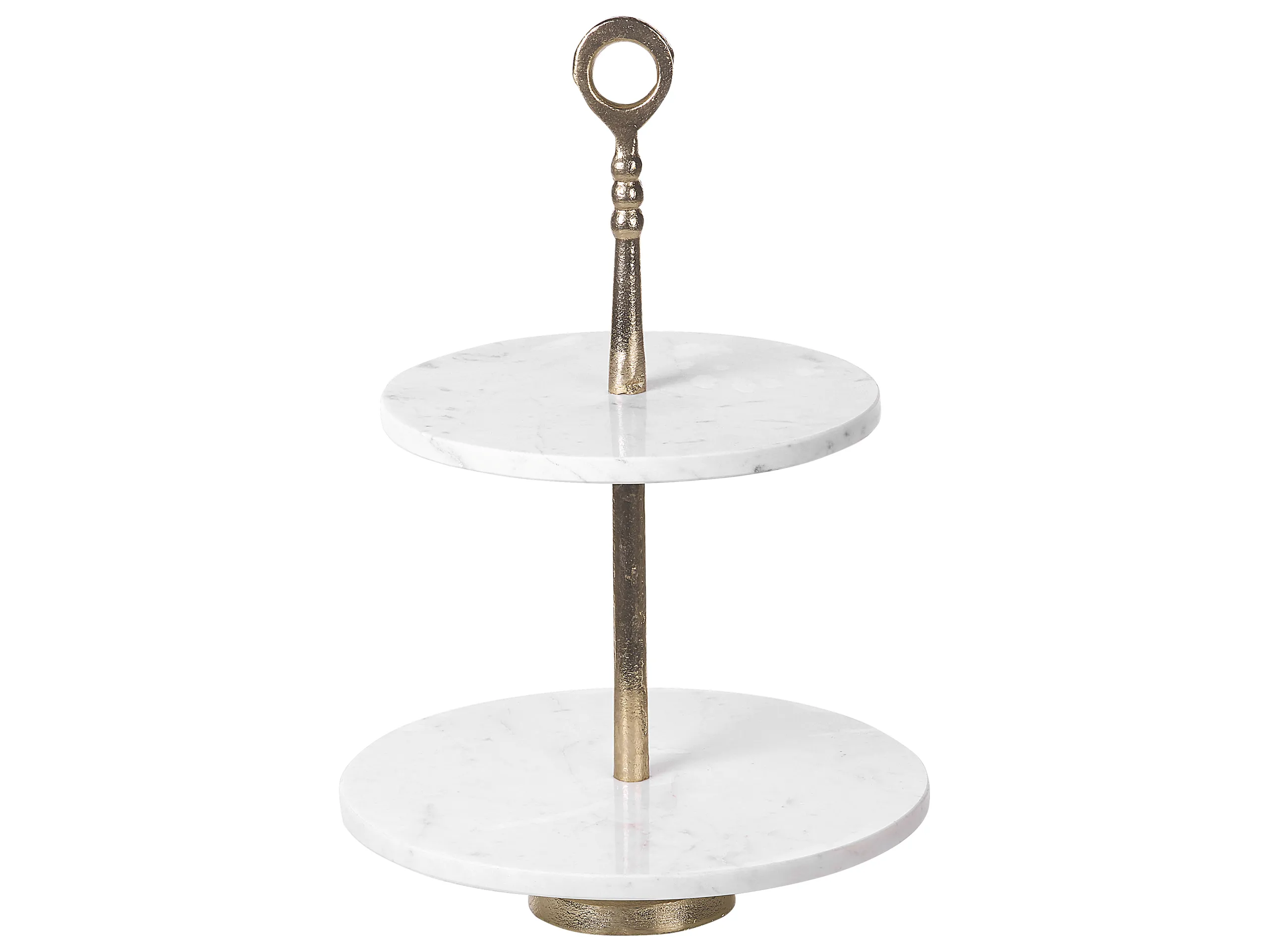 Cake Stand TARUM Stone White Marble