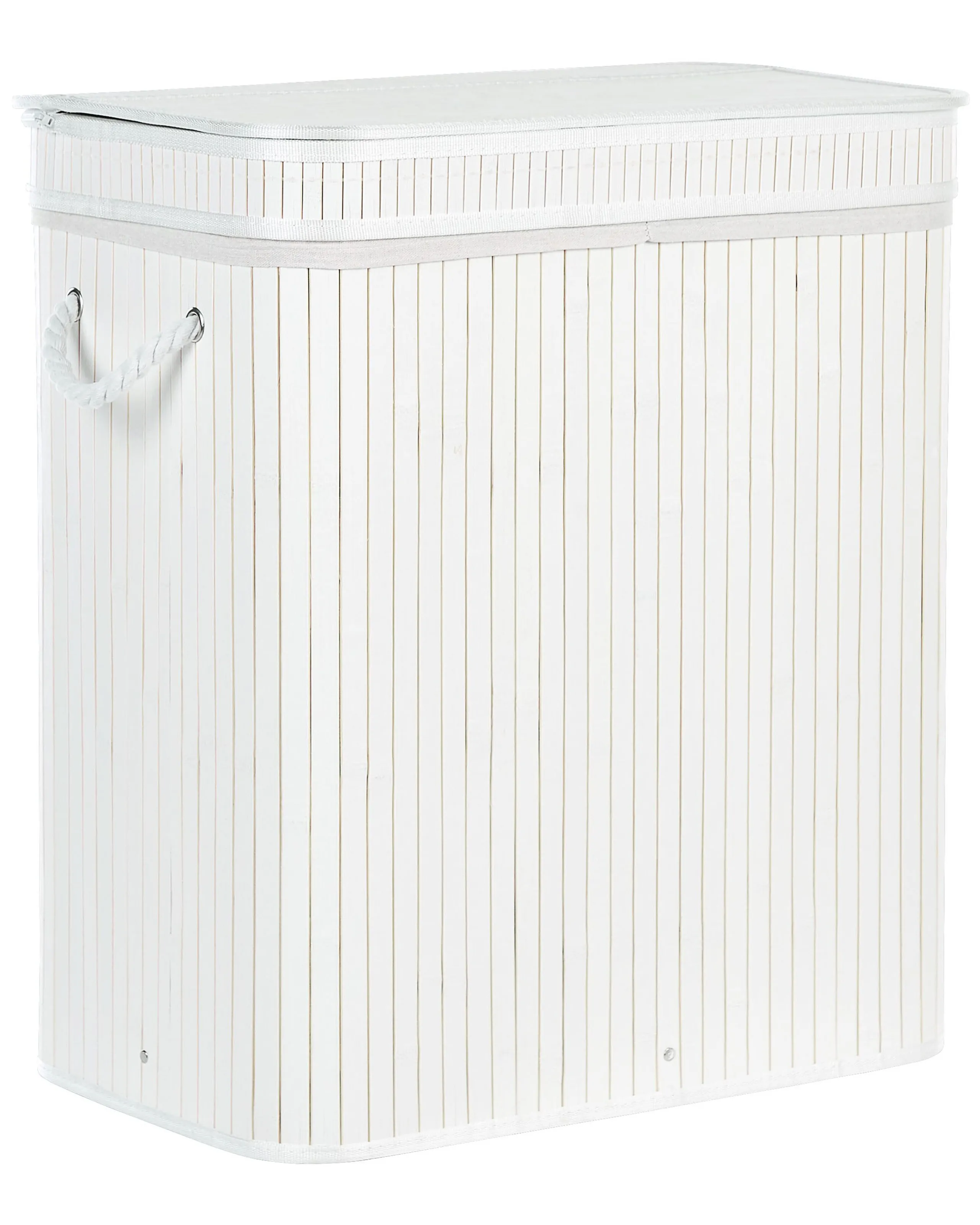 Laundry Basket KALTHOTA Bamboo White 100 L