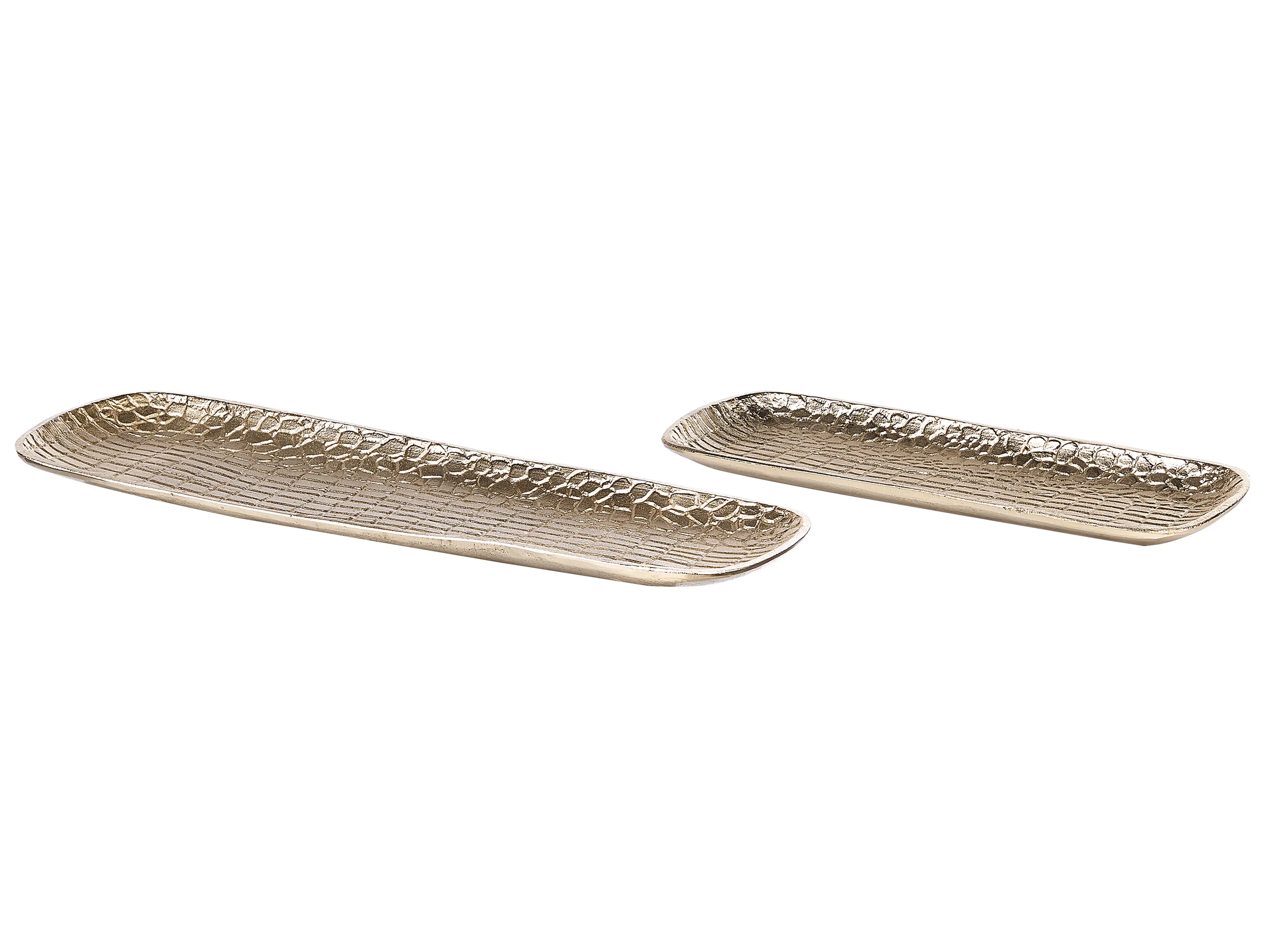Conjunto de 2 vaciabolsillos BRANTAS Metal Dorado