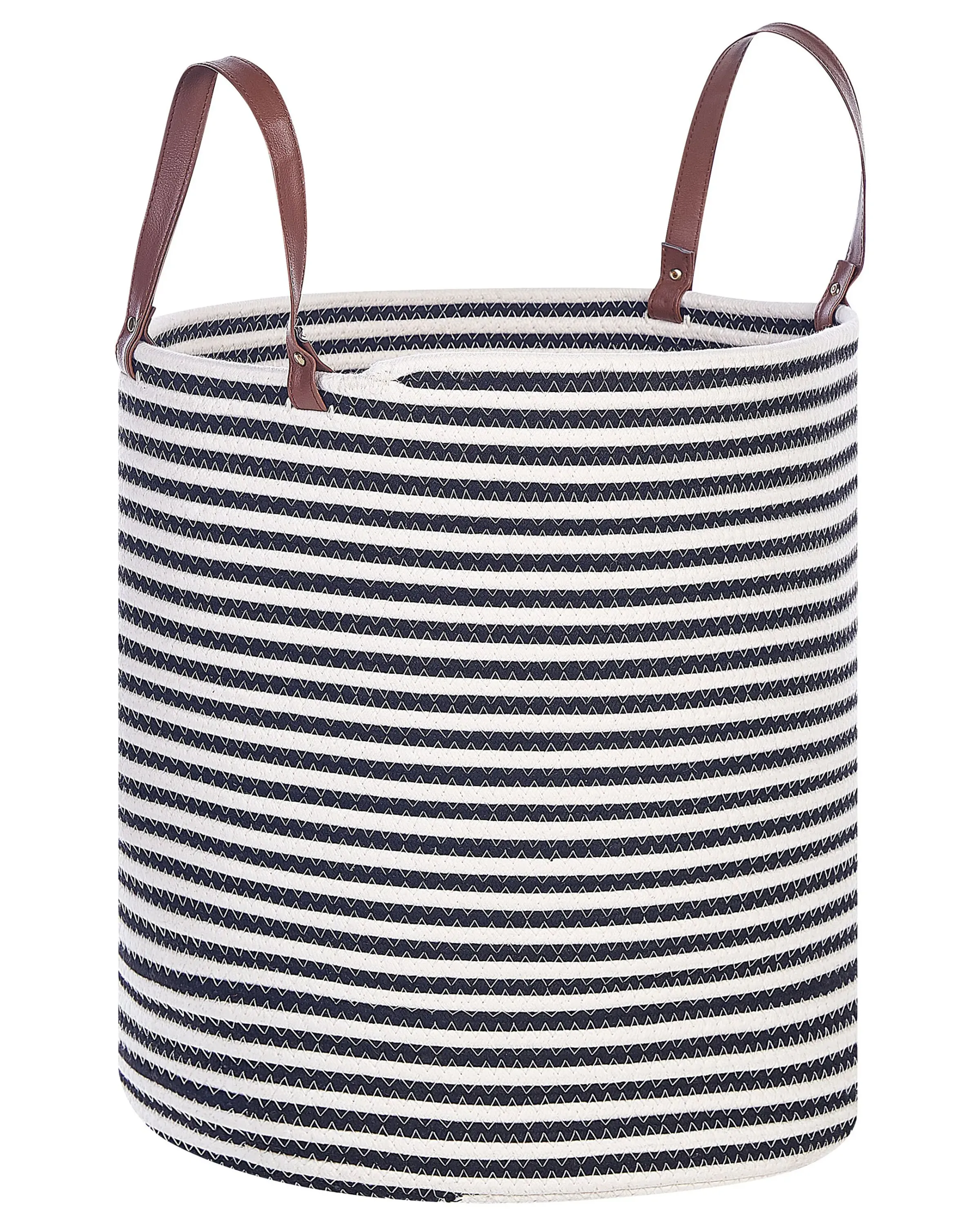 Cesta ICHKA Algodón Negro/Blanco