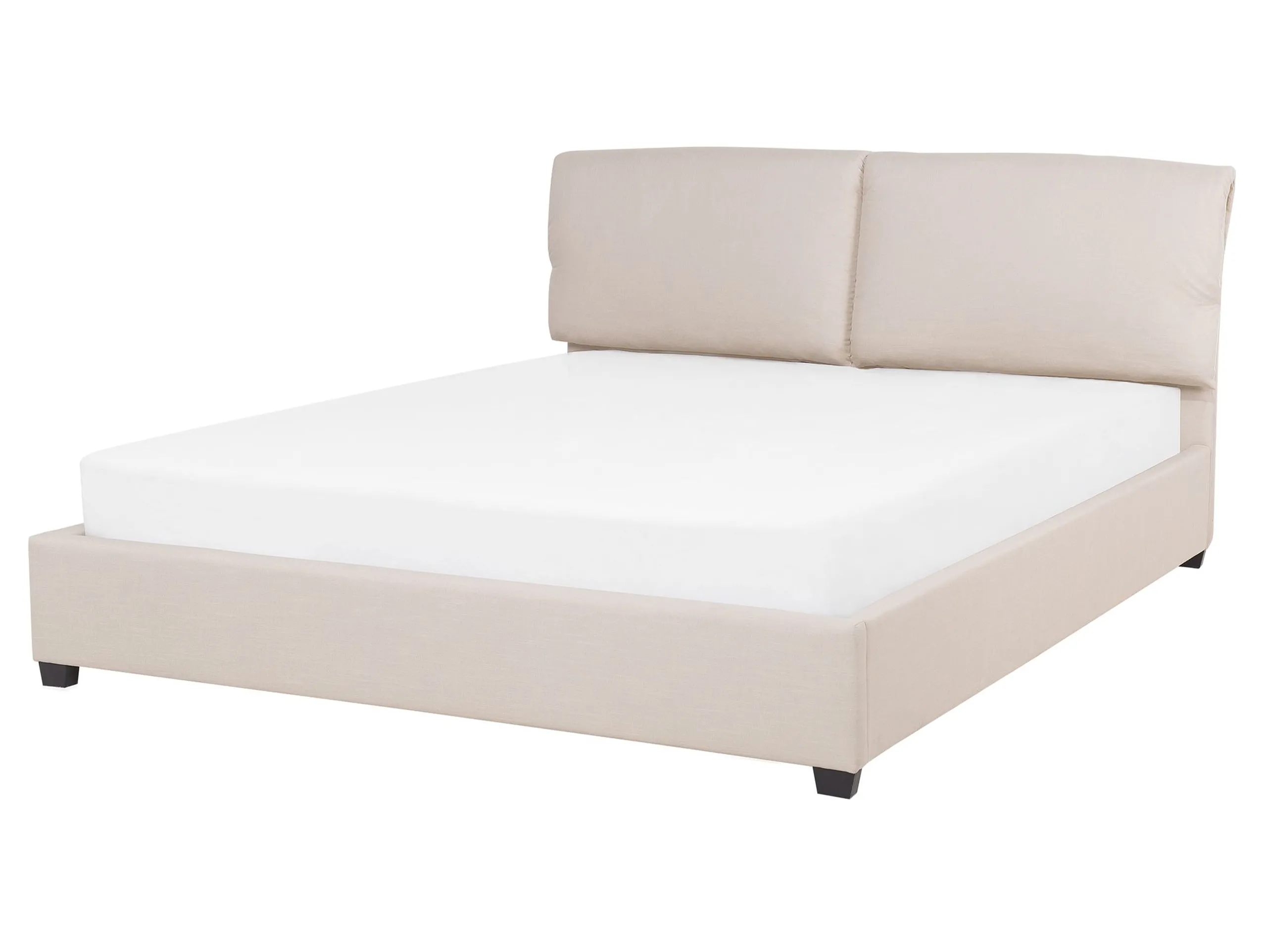Cama de agua Tela BELFORT 160 x 200 cm Beige claro