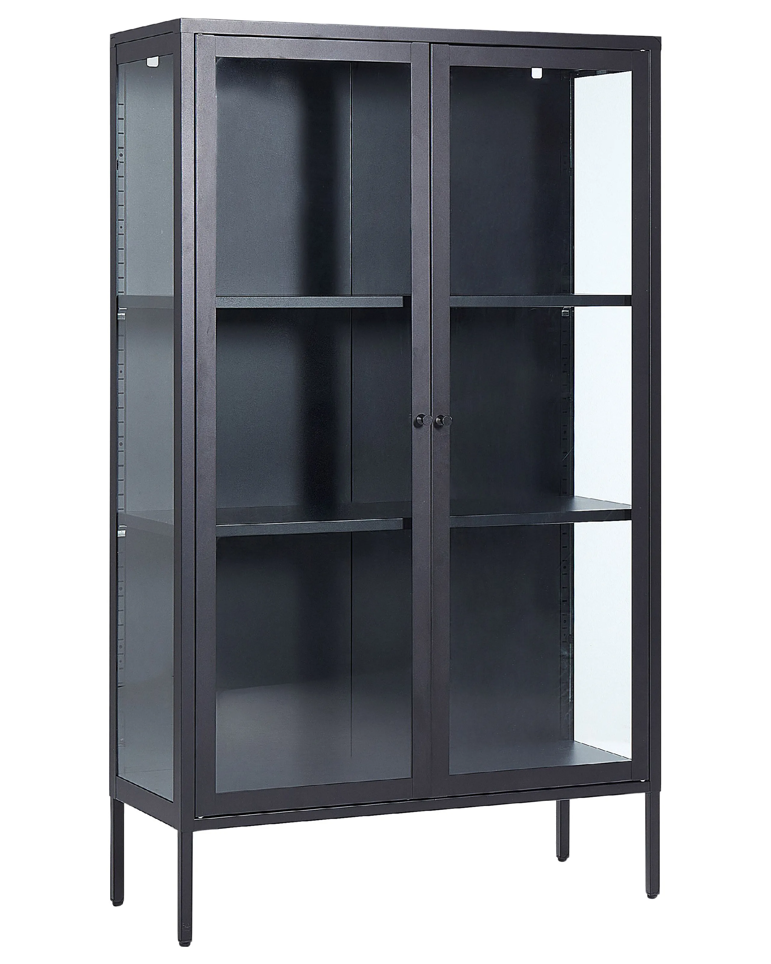 Vitrina NASH Metal 90 cm Negro