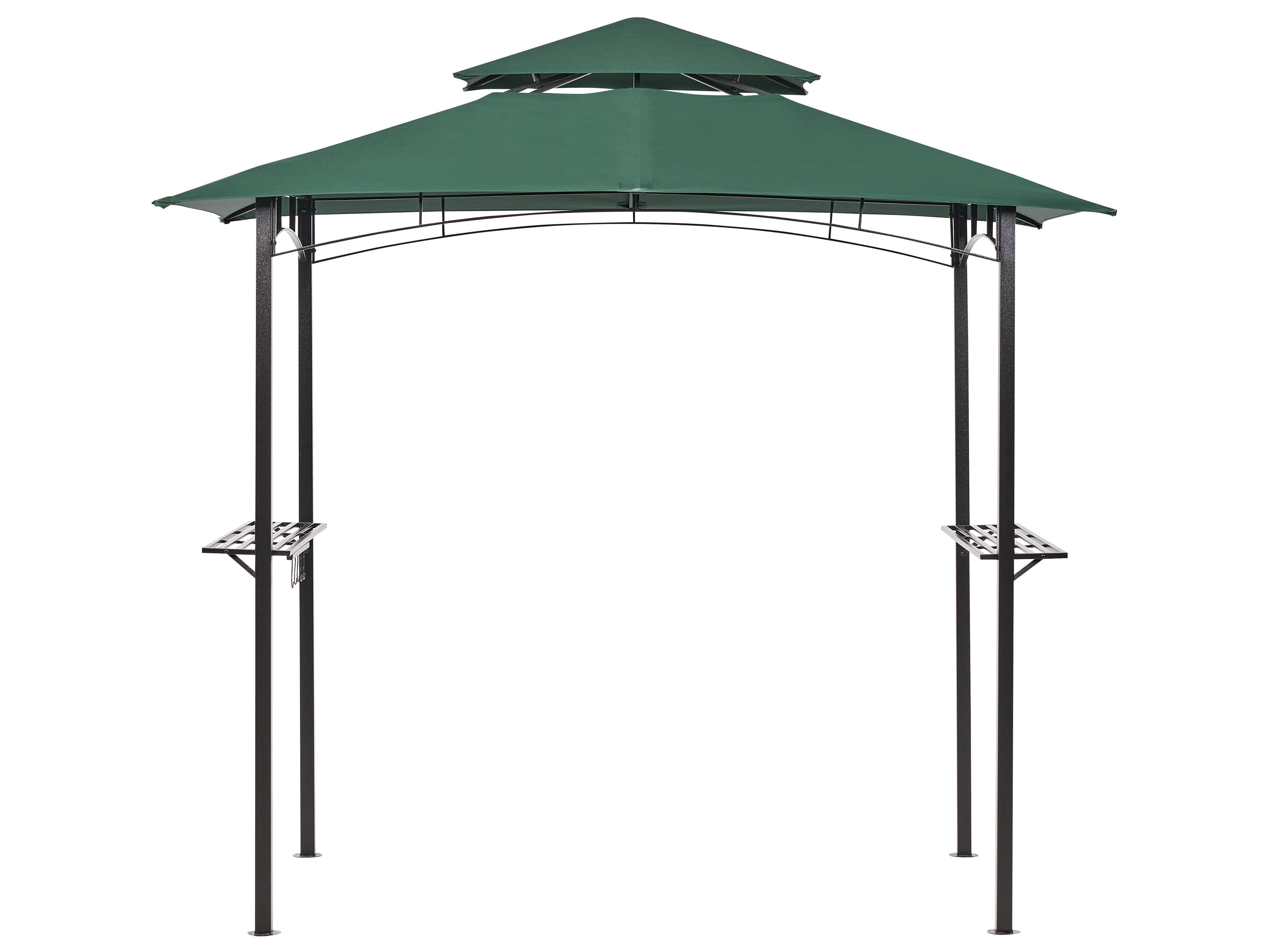 Cenador NARO Metal 240 cm 148 cm Verde oscuro