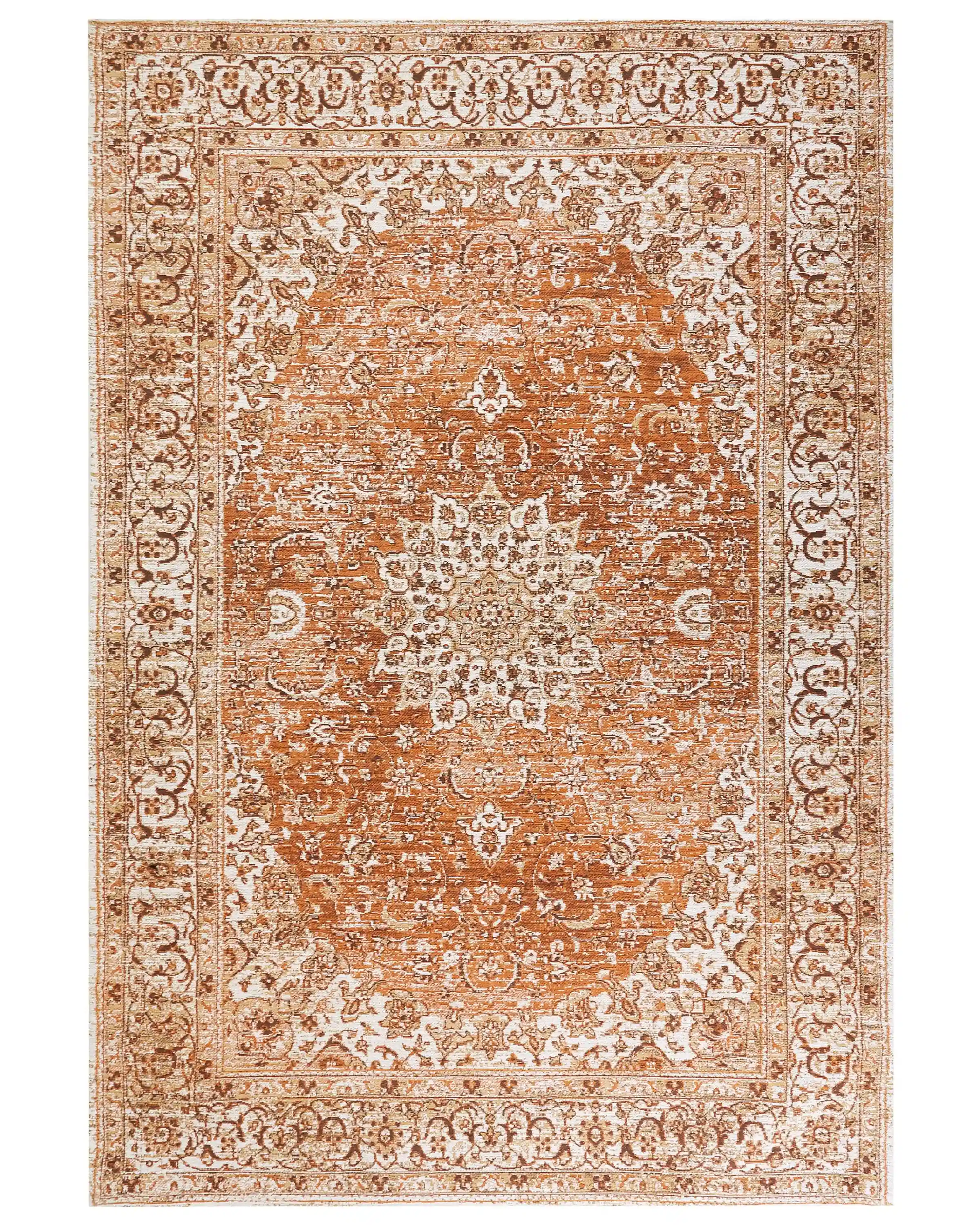 Alfombra HAYA Naranja 160 x 230 cm Algodón