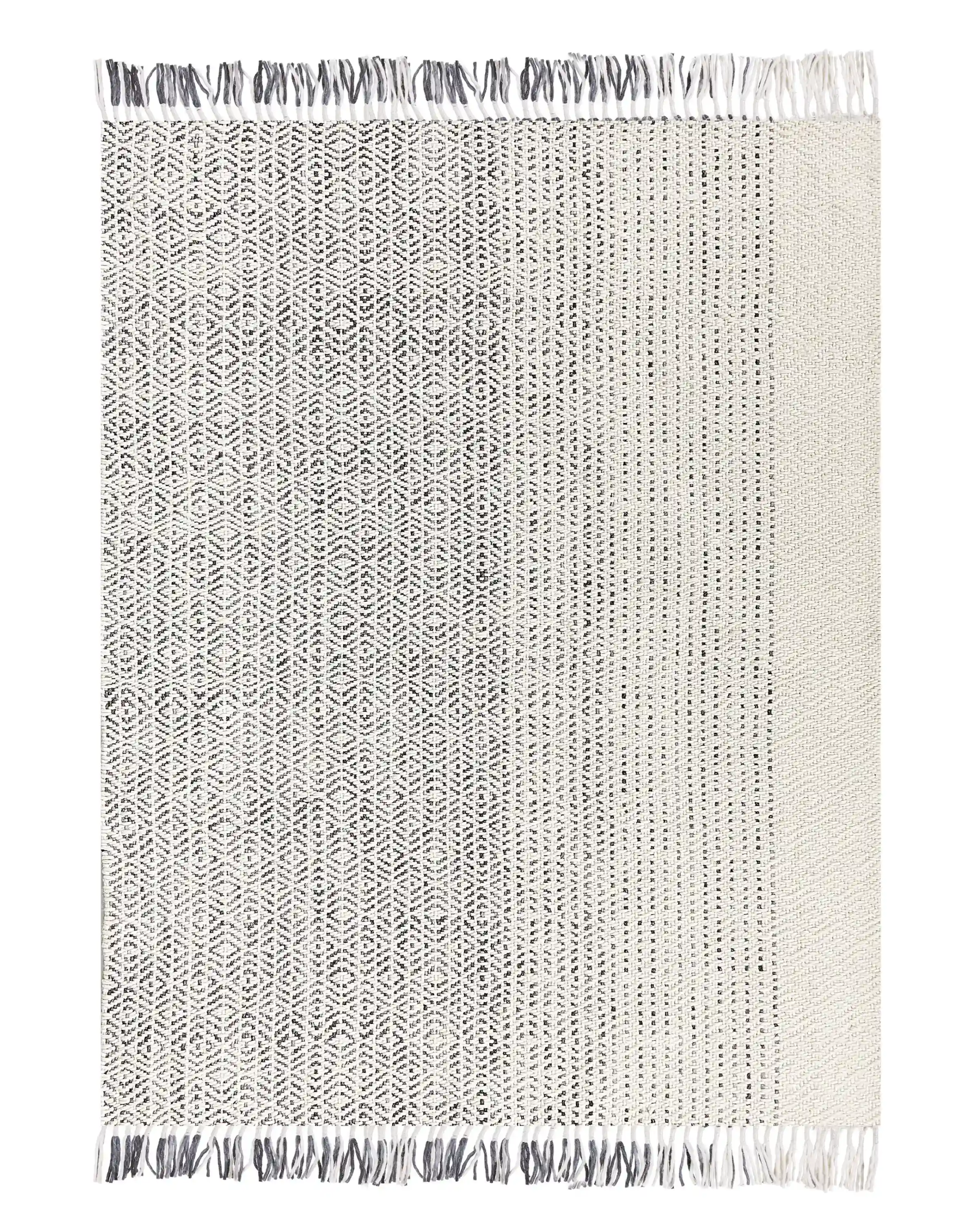 Alfombra OMERLI Blanco 140 x 200 cm Lana