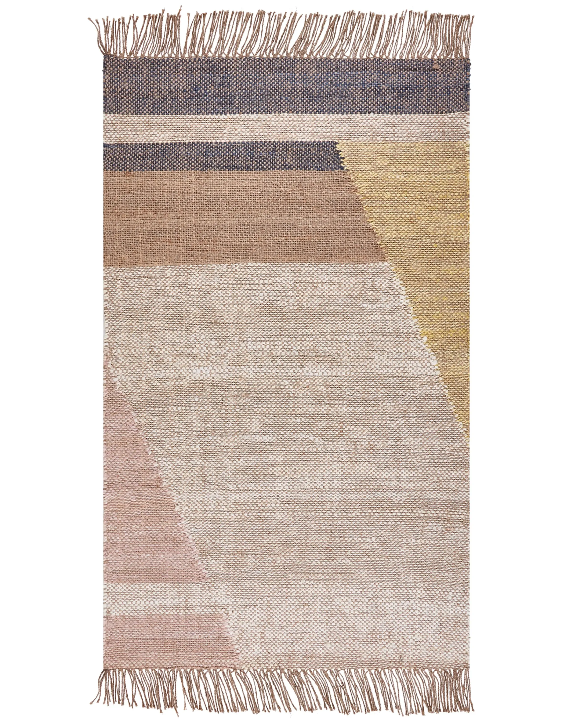 Alfombra SAMLAR Marrón 80 x 150 cm Yute