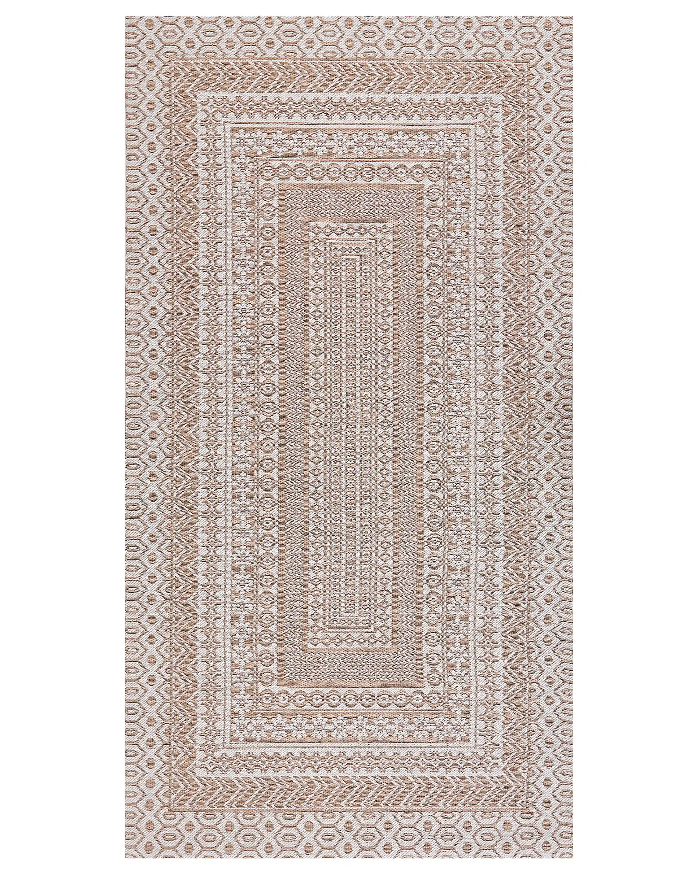 Alfombra BAGLAR Blanco 80 x 150 cm Yute