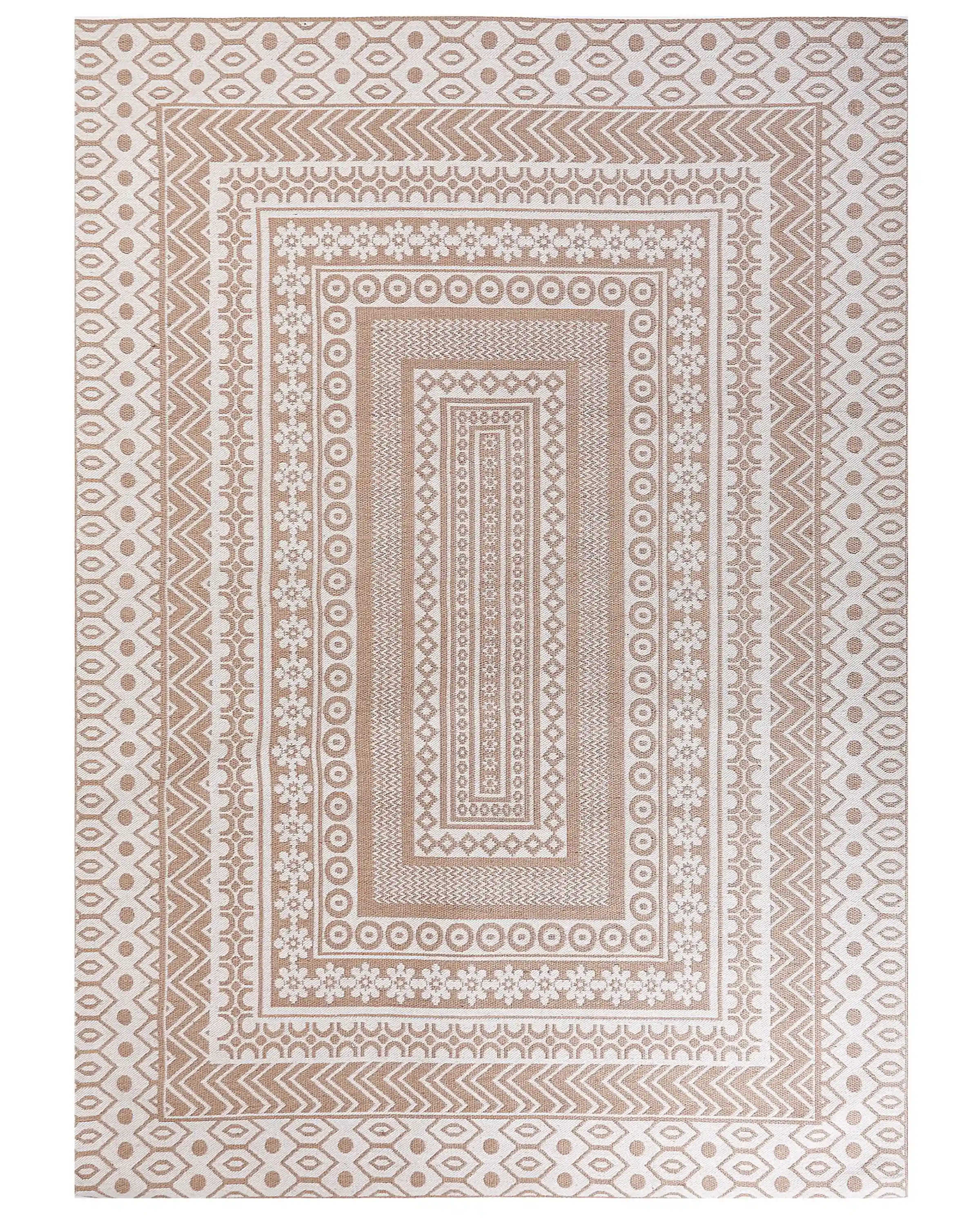 Alfombra BAGLAR Blanco 160 x 230 cm Yute