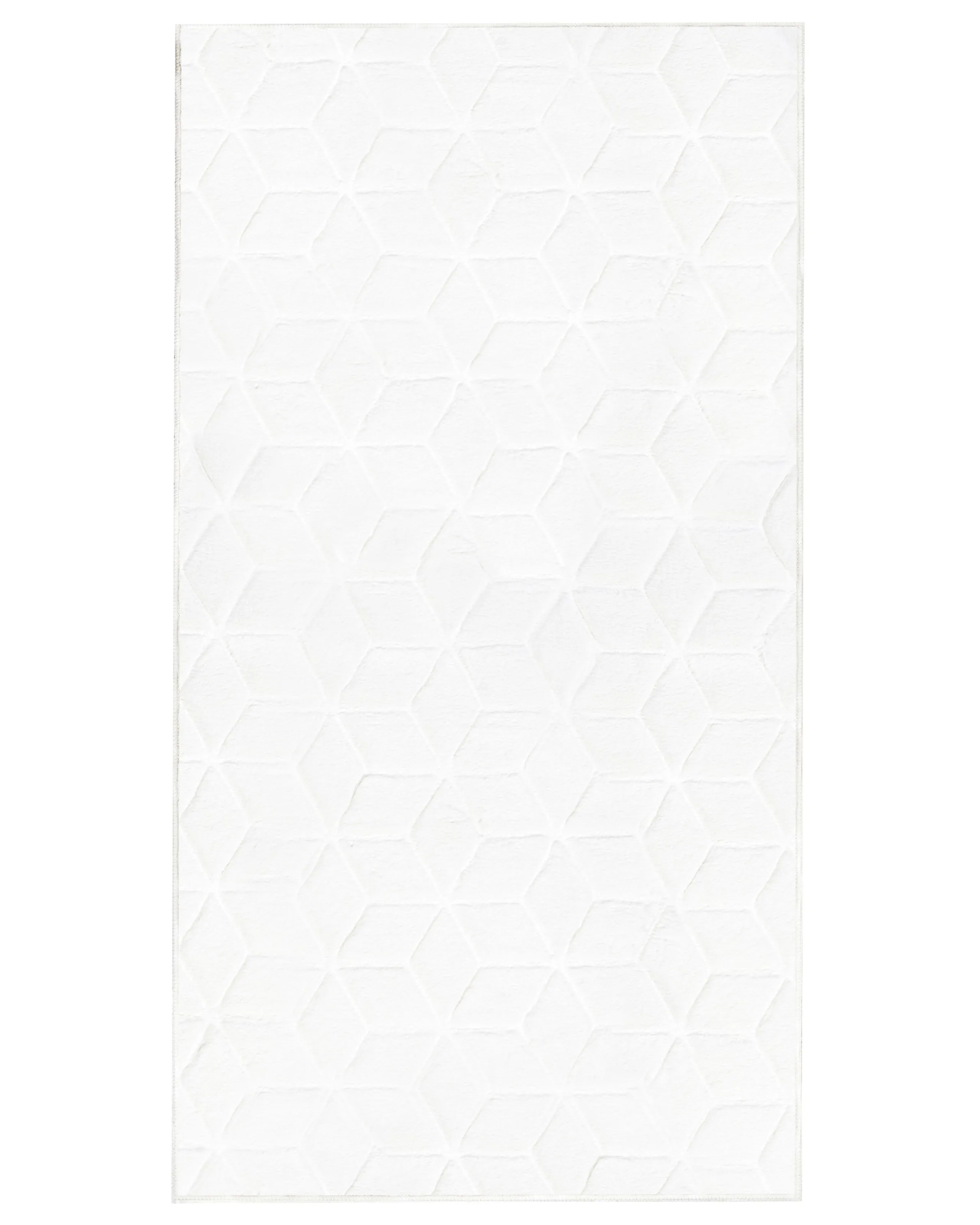 Alfombra de pelo sintético THATTA Blanco 80 x 150 cm