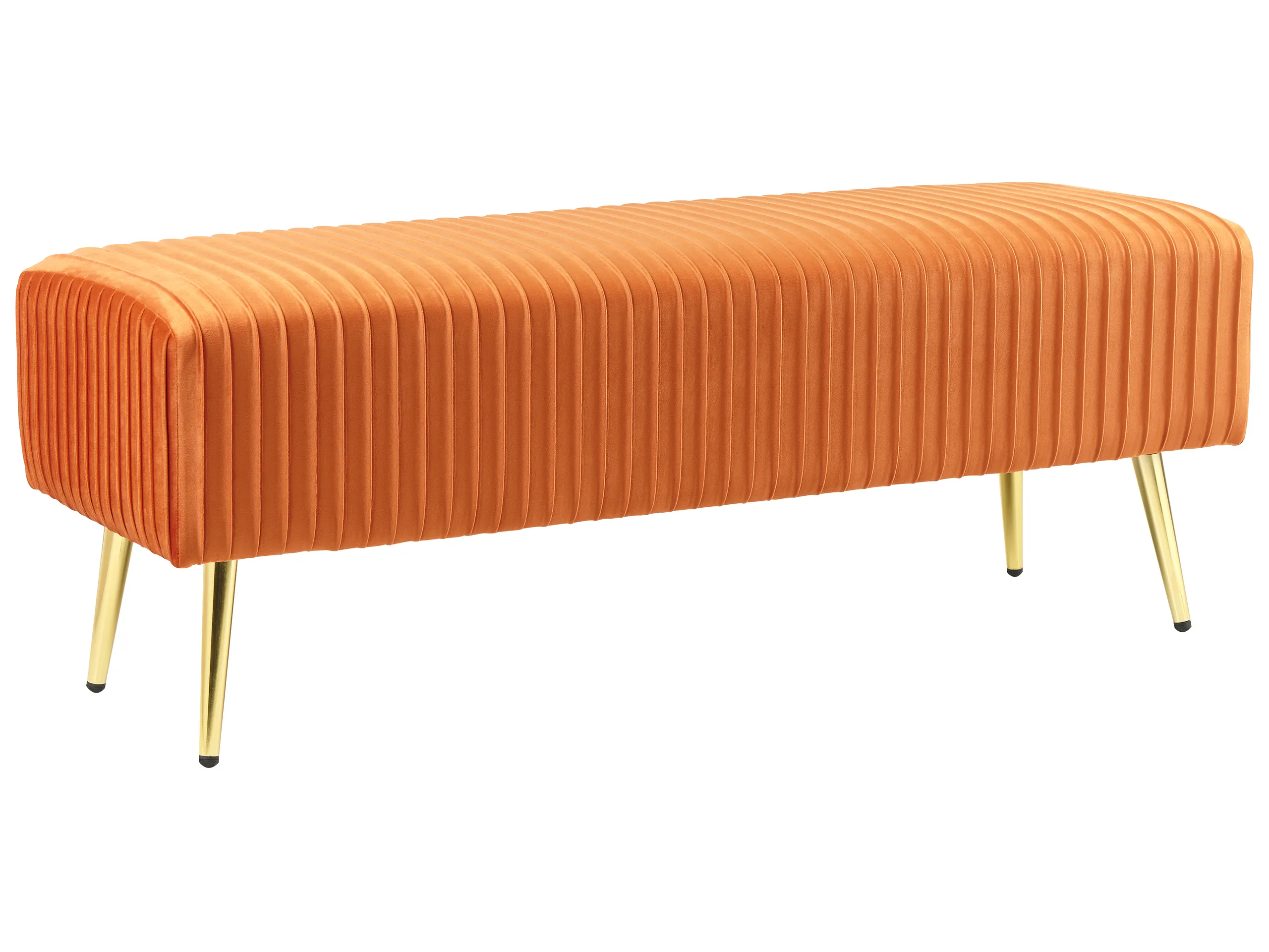 Banco PATERSON Terciopelo Naranja