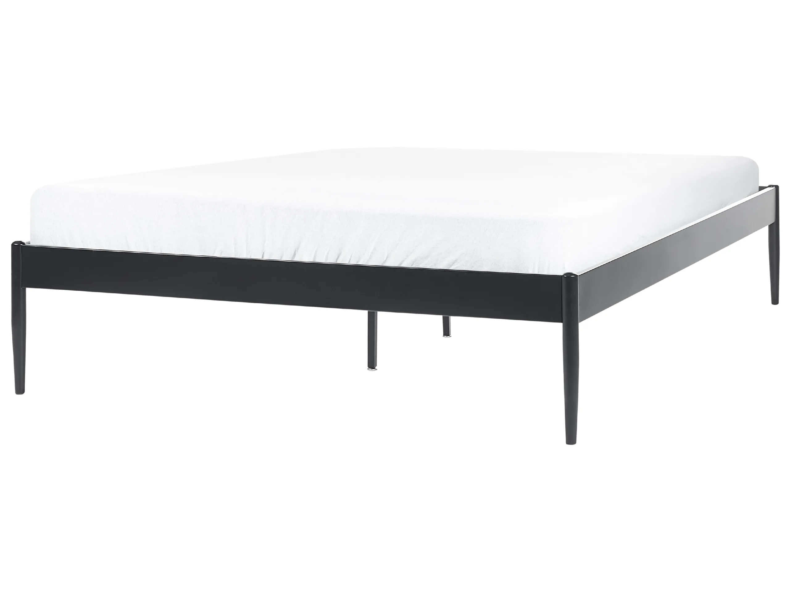 Cama Metal VAURS 140 x 200 cm Negro