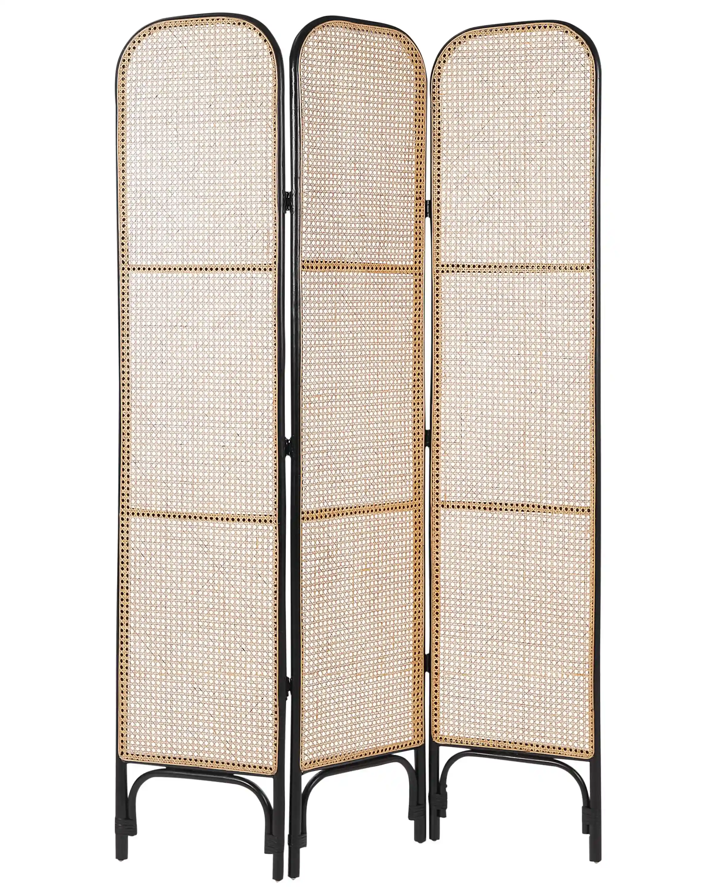 Separador de ambientes de 3 paneles POTENZA Marrón claro 105 cm 180 cm