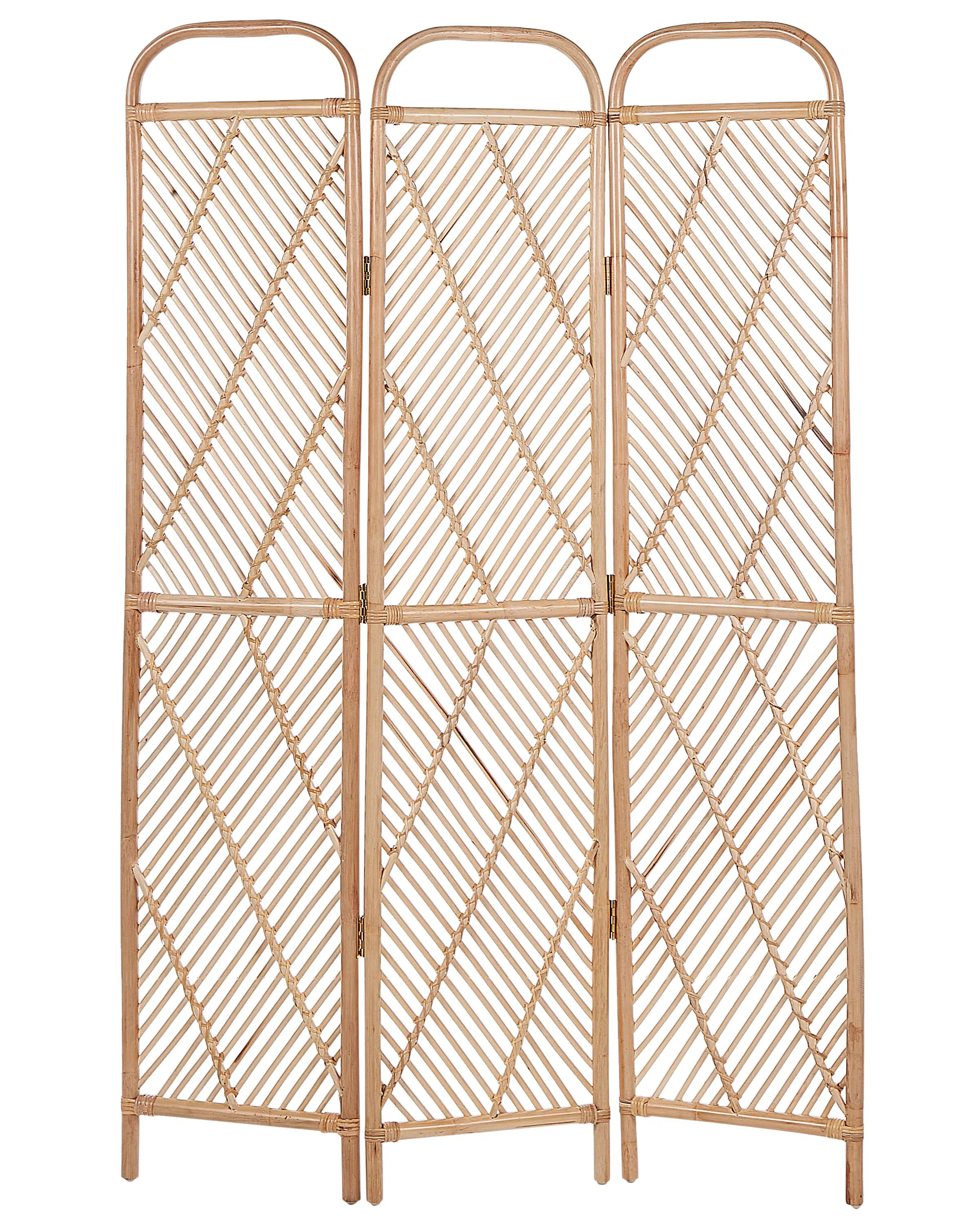 Separador de ambientes de 3 paneles COSENZA Marrón claro 106 cm 180 cm