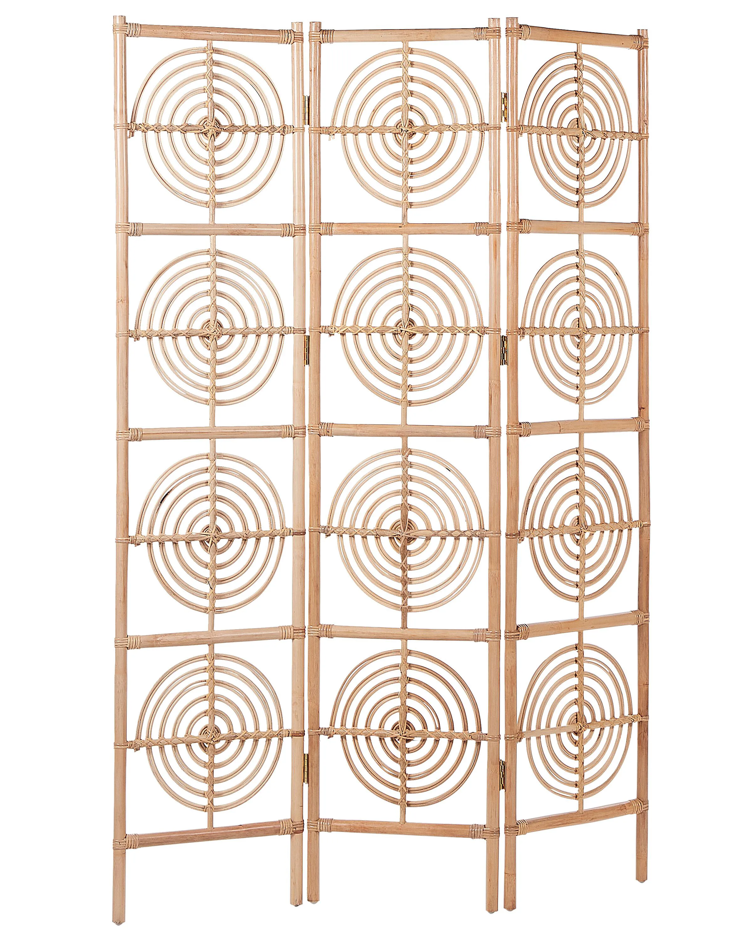 Separador de ambientes de 3 paneles ALTAMURA Marrón claro 117 cm 180 cm
