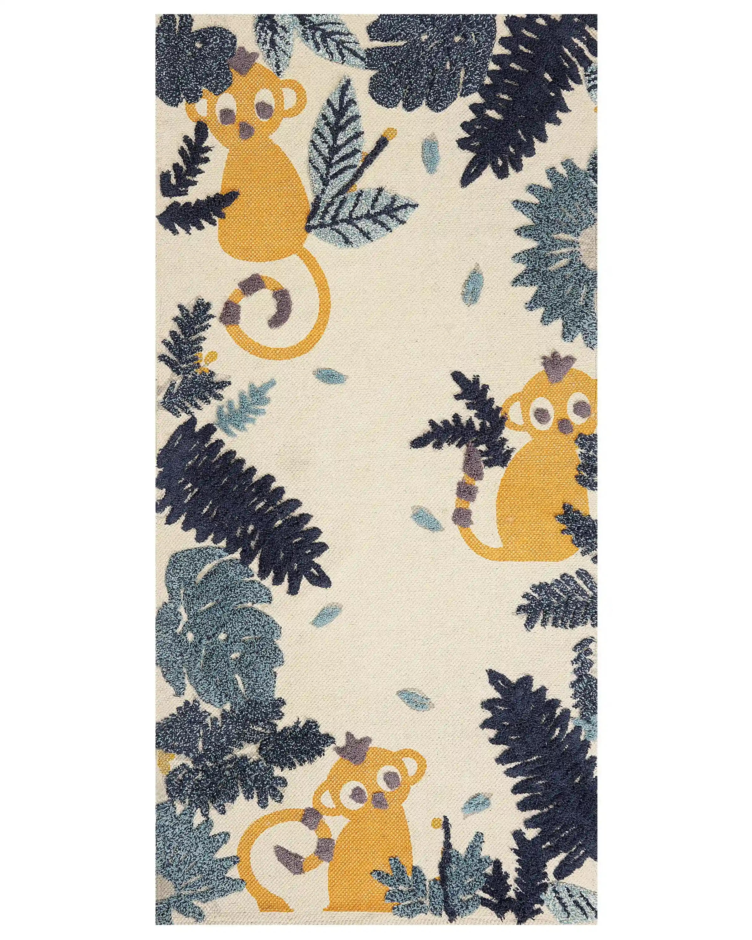 Alfombra infantil NAIBOS Multicolor 80 x 150 cm Algodón