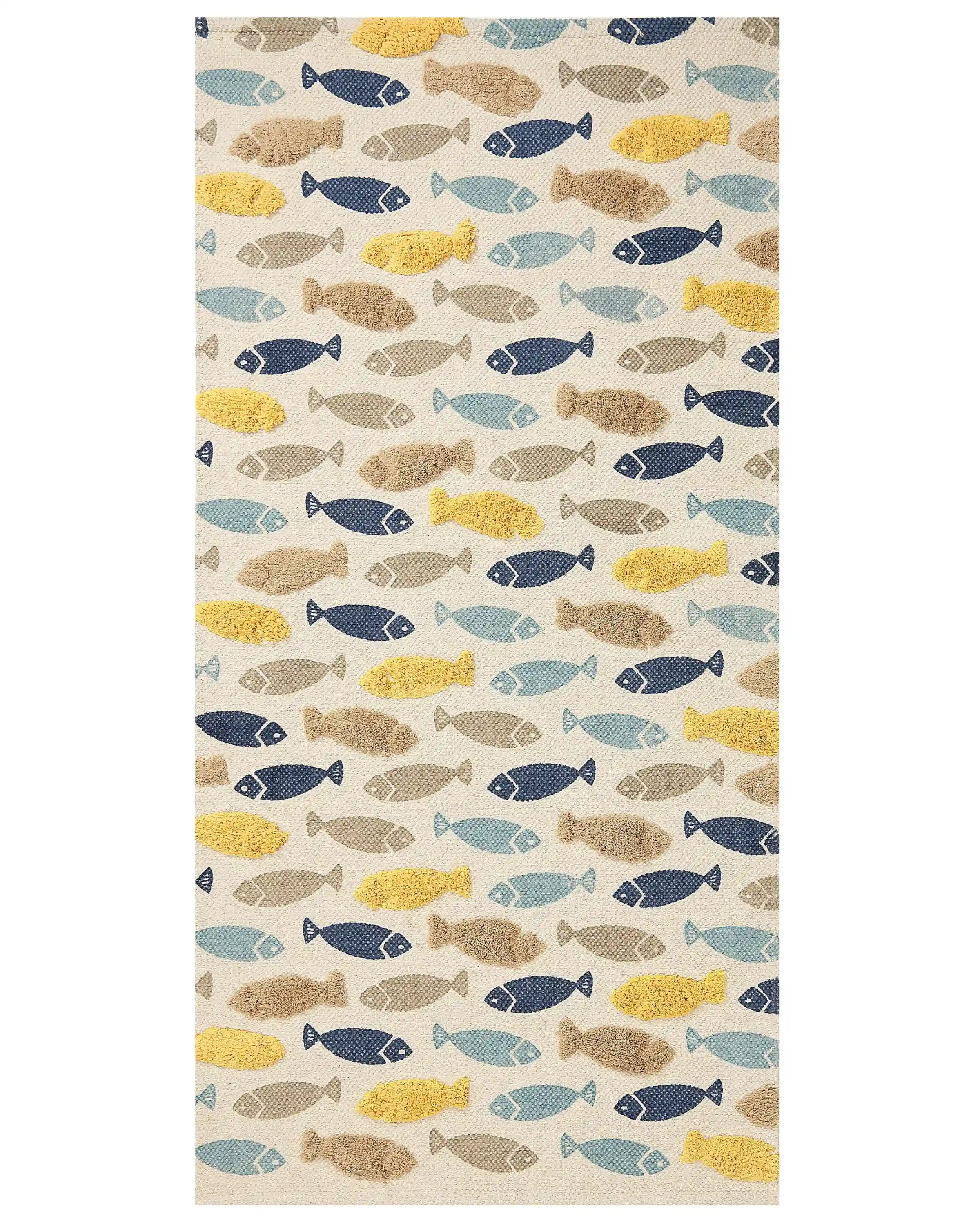 Alfombra infantil IPUH Multicolor 80 x 150 cm Algodón