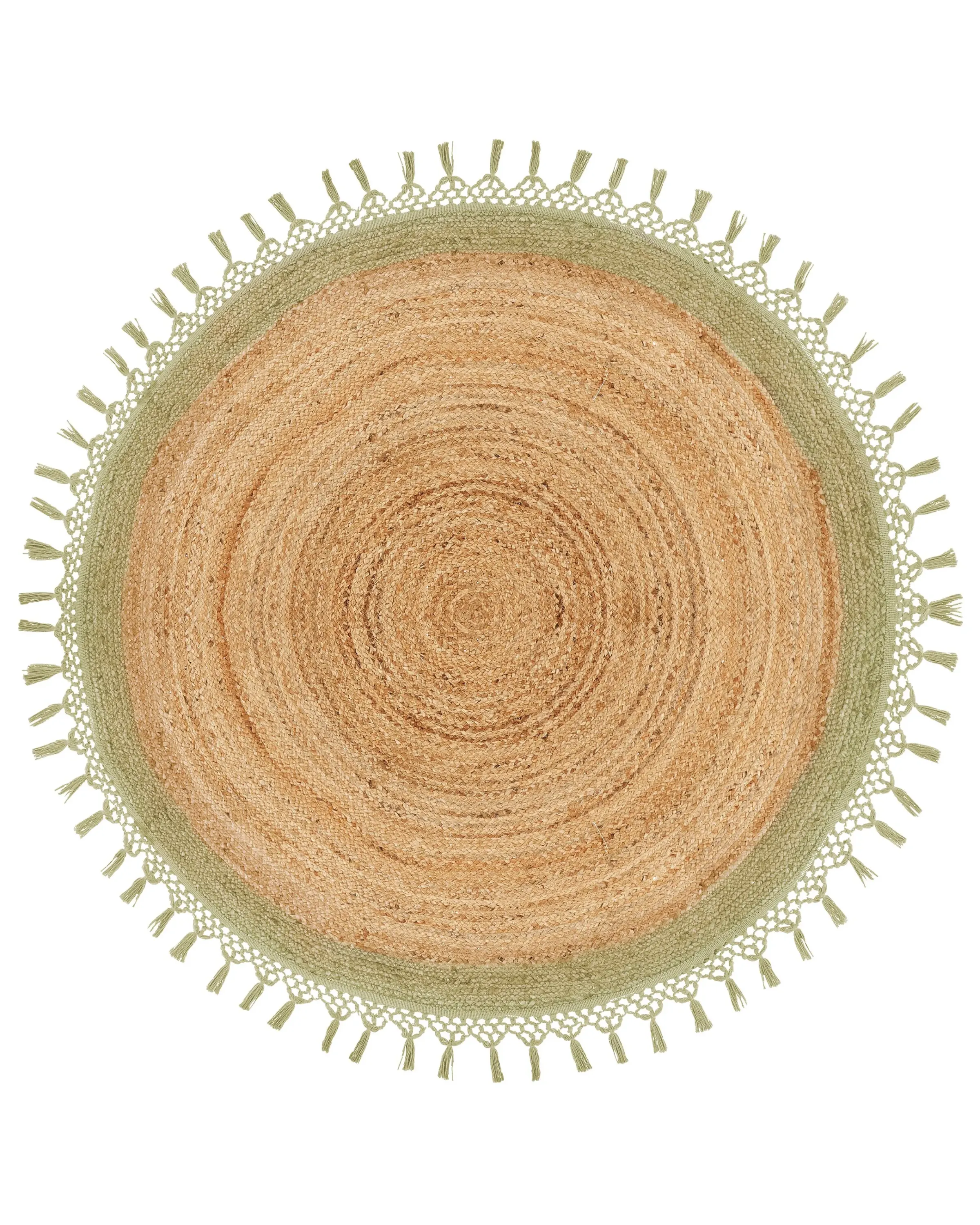Alfombra MARTS Verde ø 140 cm Yute