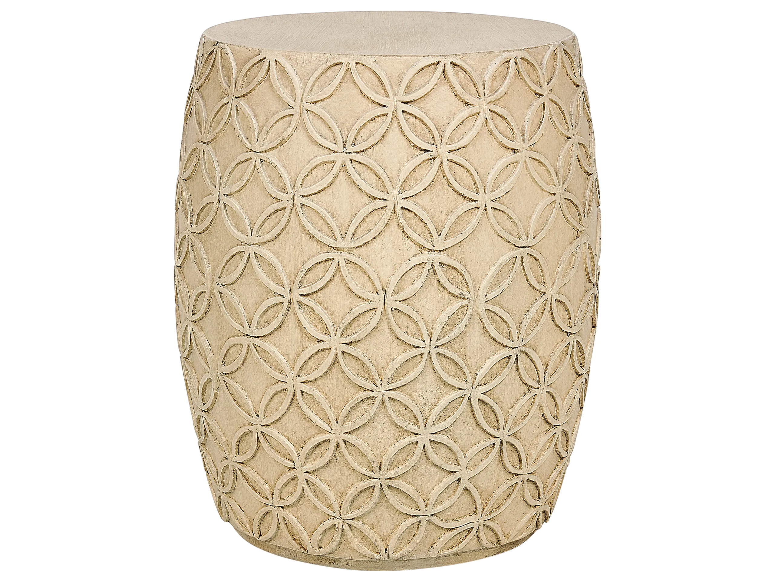 Side Table ZOGNO 33 cm 33 cm Light Beige