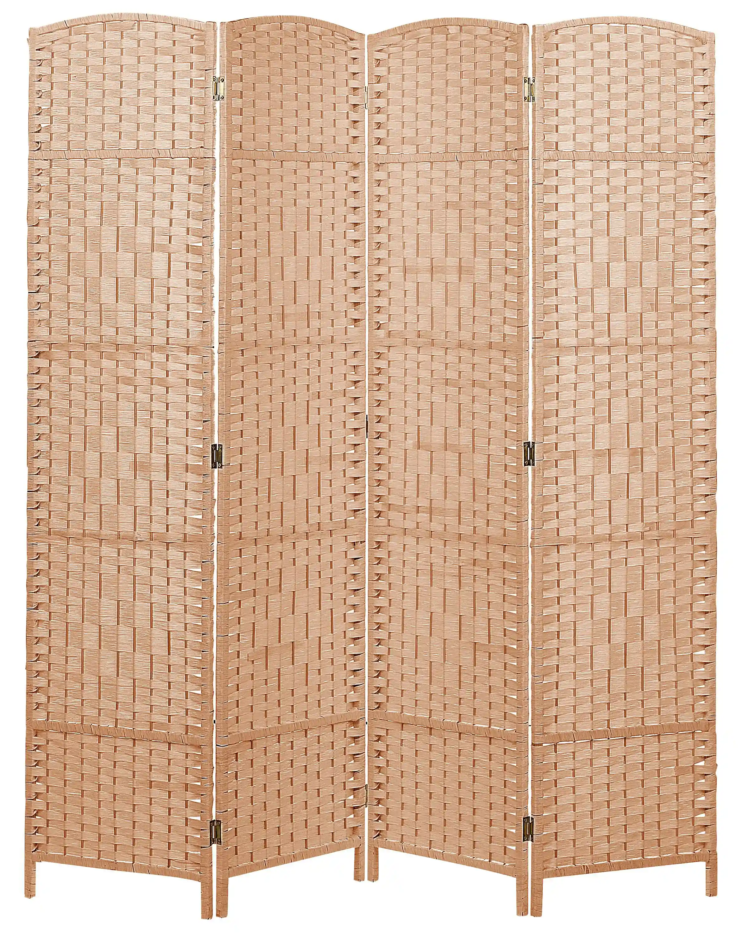 Separador de ambientes de 4 paneles LAPPAGO Natural 163 cm 170 cm