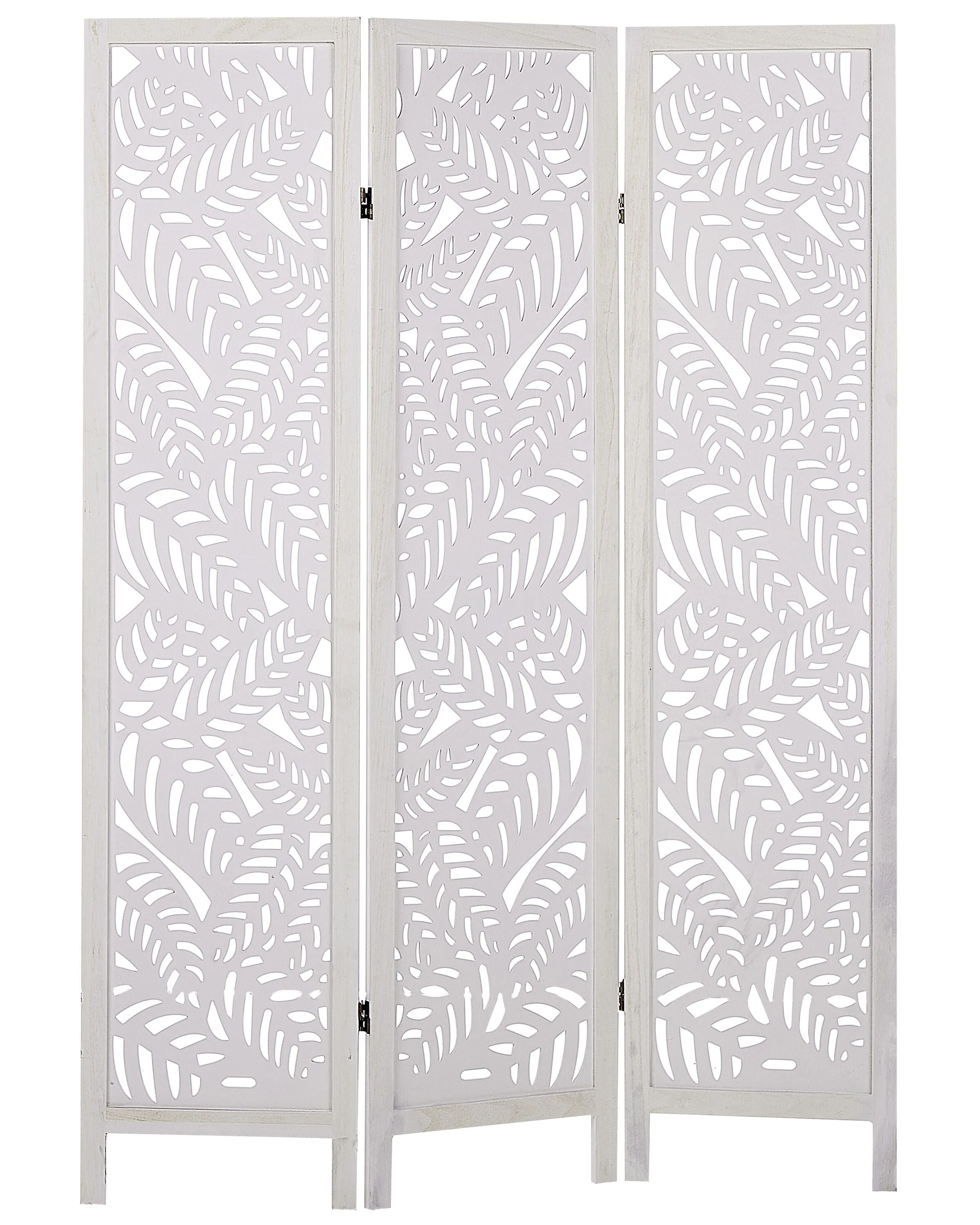 Separador de ambientes de 3 paneles MELAGO Blanco 122 cm 170 cm