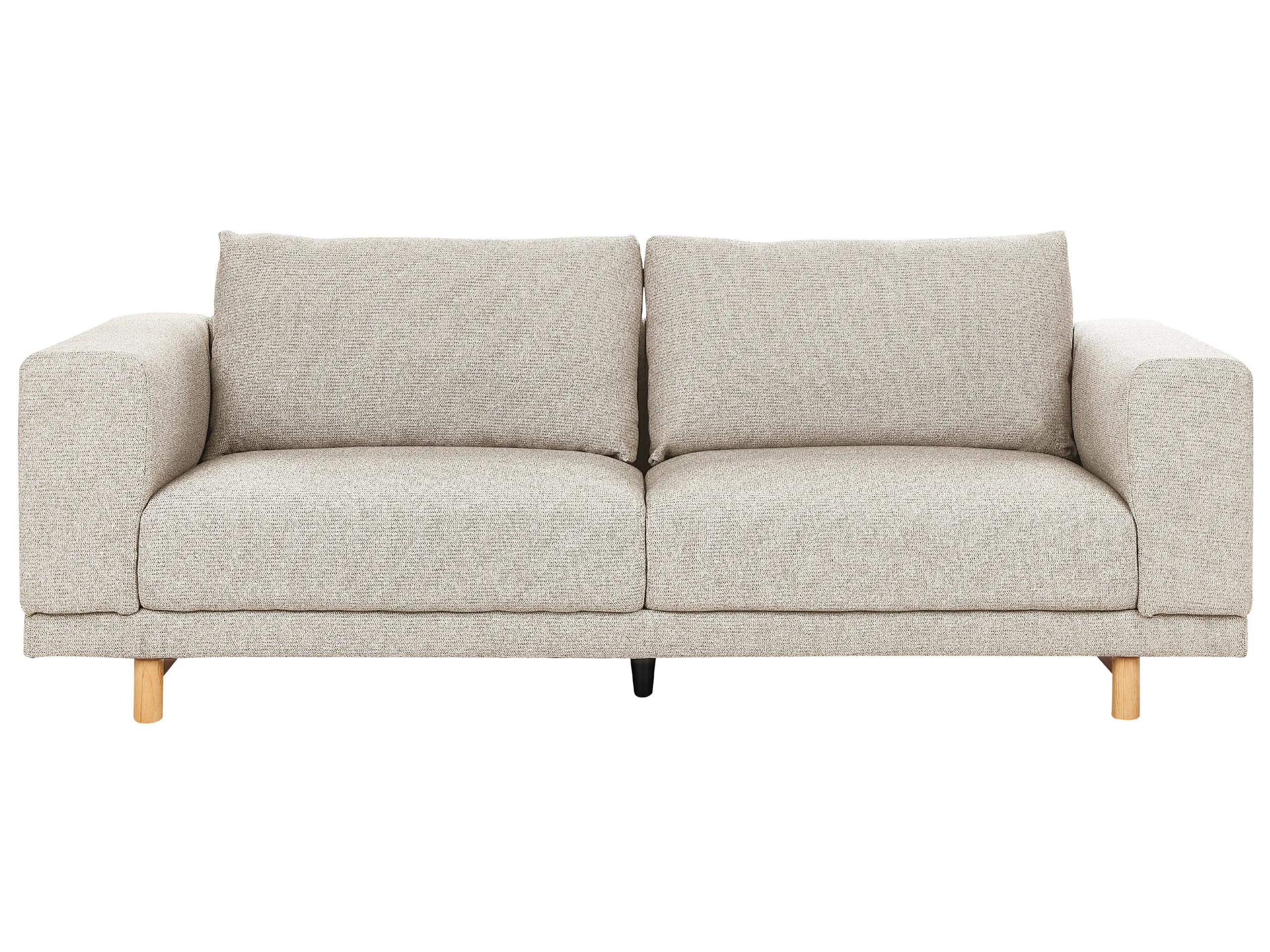 Sofa 3 Seater NIVALA Fabric Light Beige